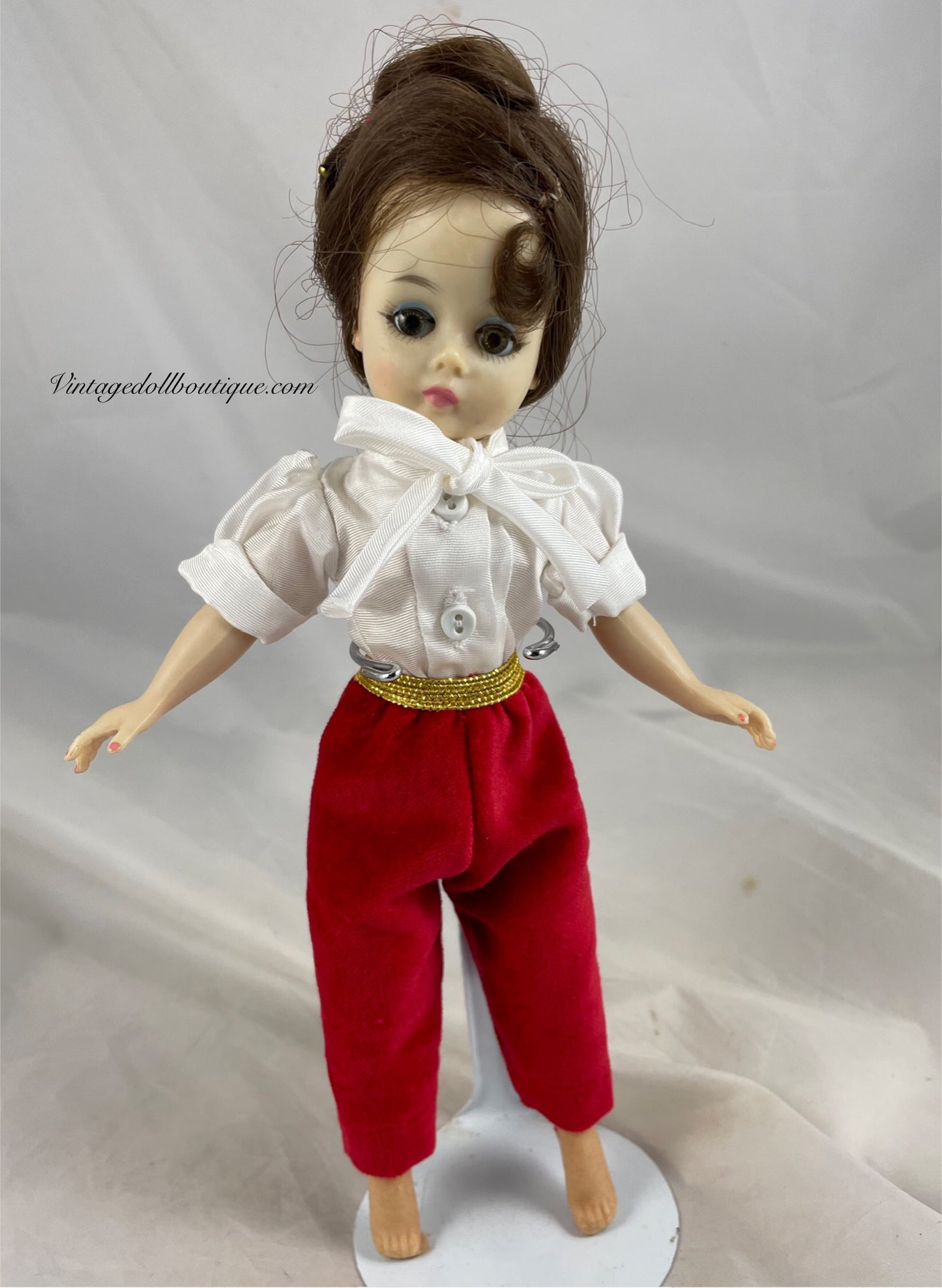 Red velvet pants for Cissette ****reserved for Jan***