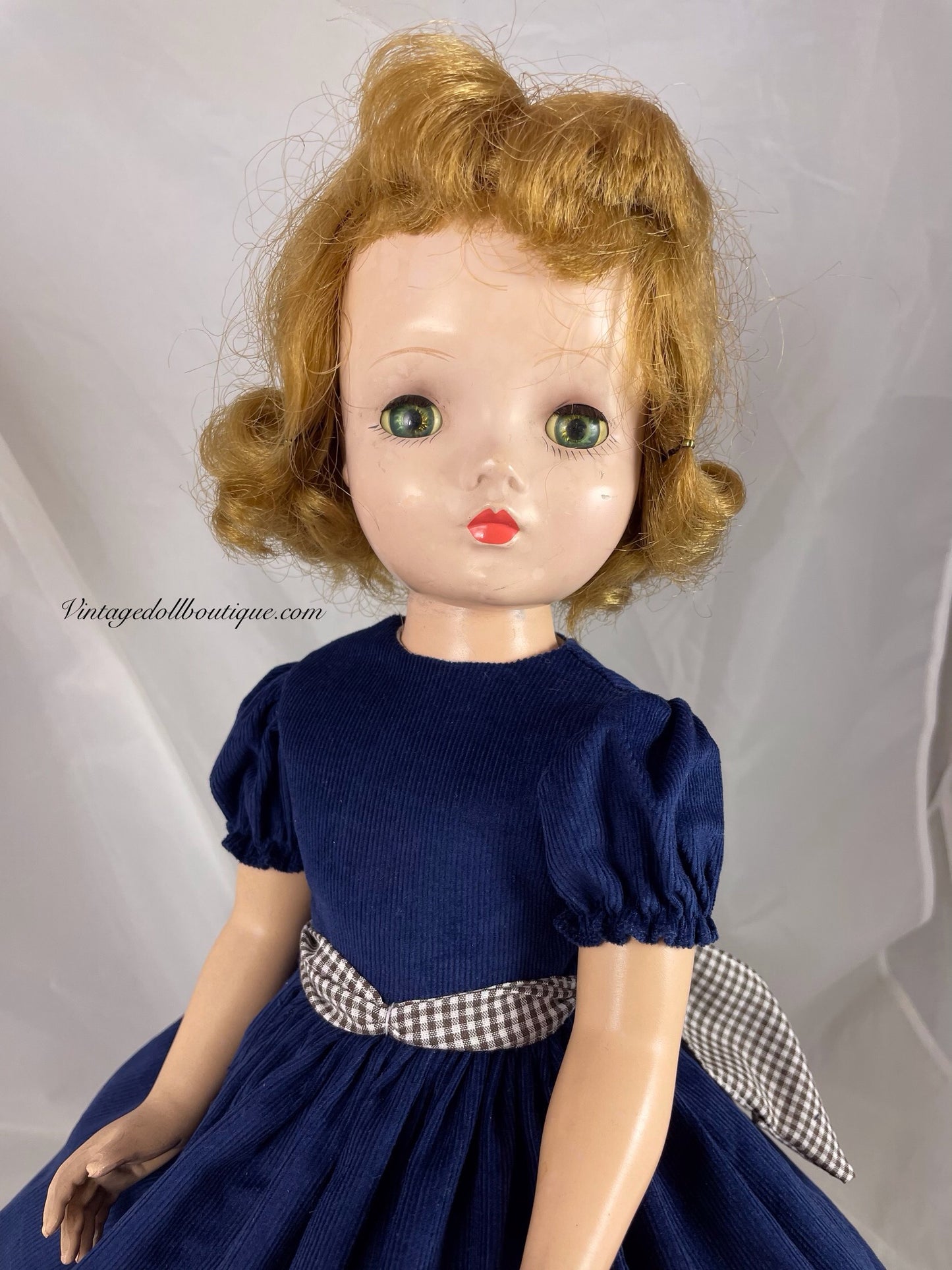Puppy applique dress for 17/18” Madame Alexander doll