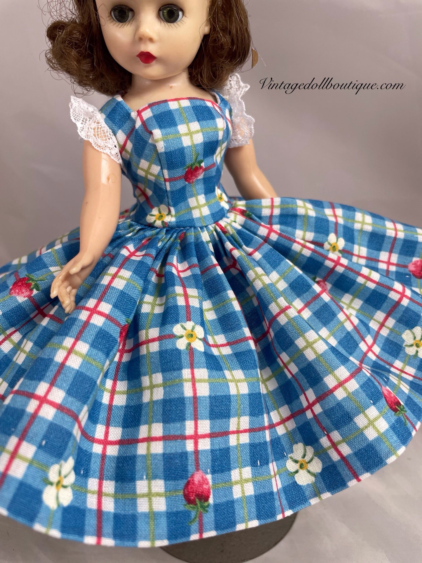 Strawberry Dress for 9/10” Cissette