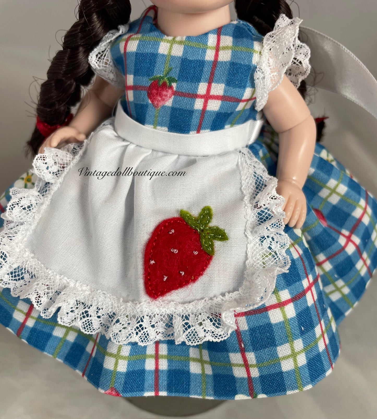 complete strawberry outfit for 8” Wendy