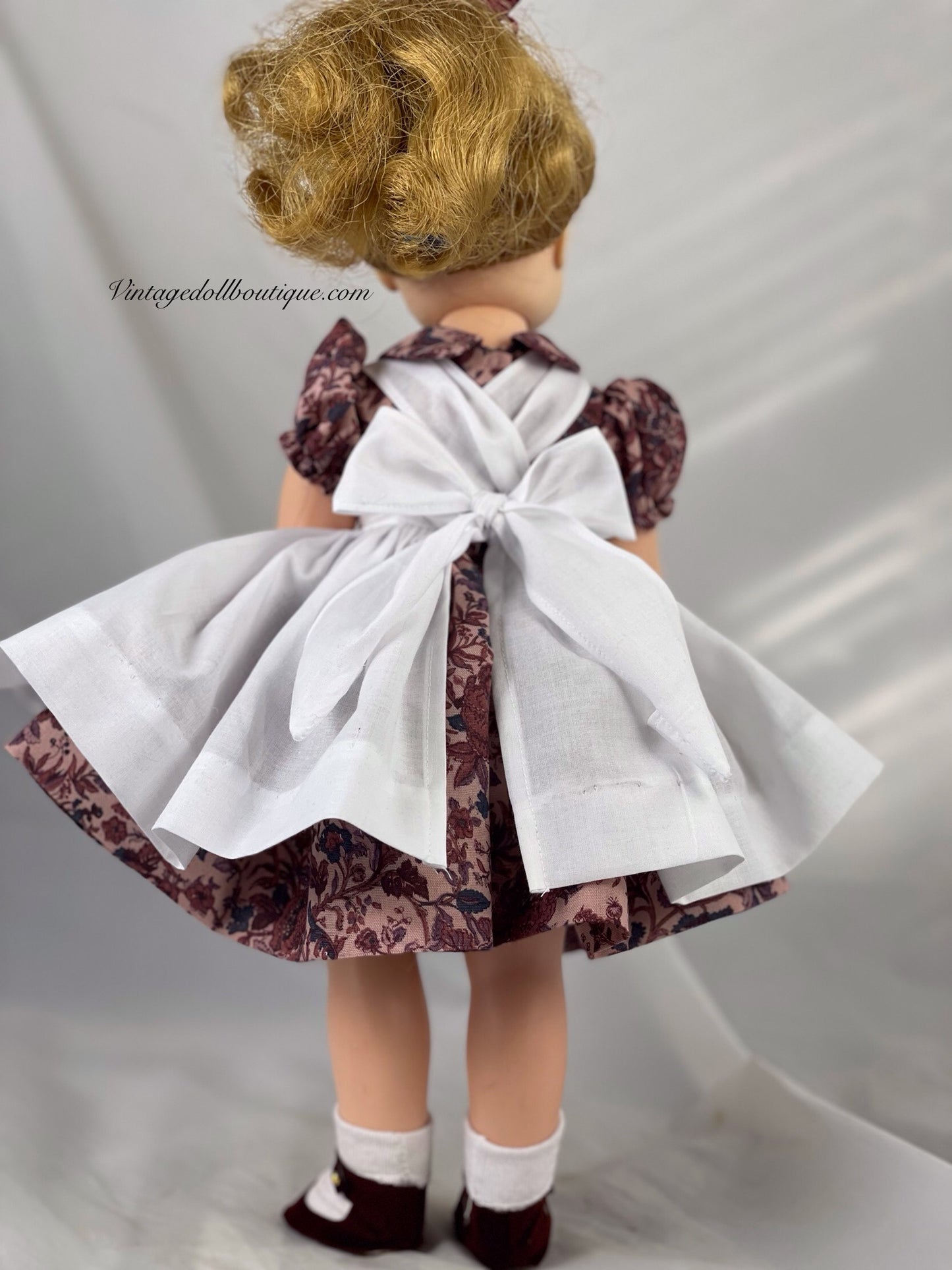 Dress, pinafore, and panties for 15” Kelly Marybel