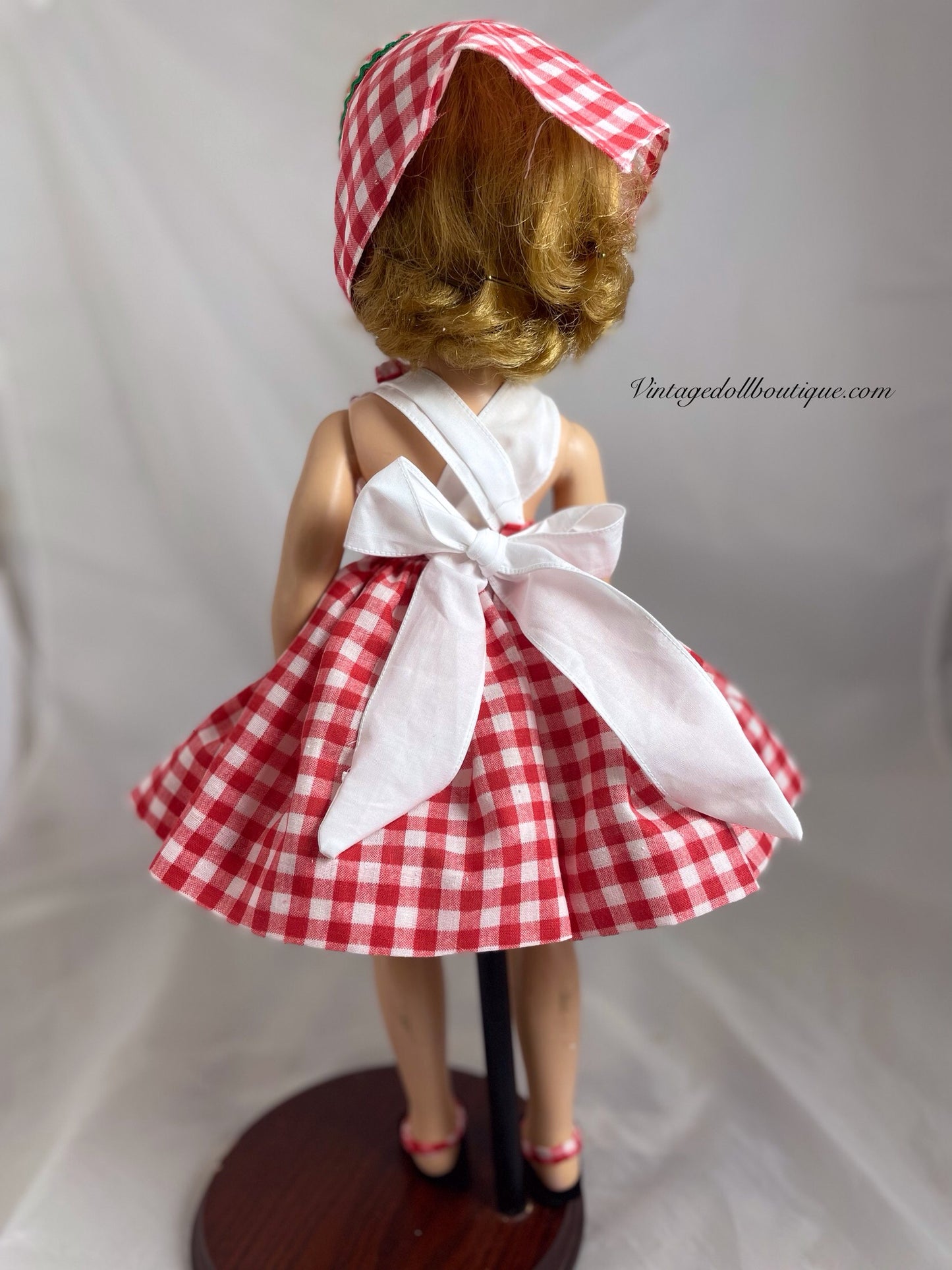 dress, bloomers, hat, socks and shoes for 17/18 Madame Alexander doll