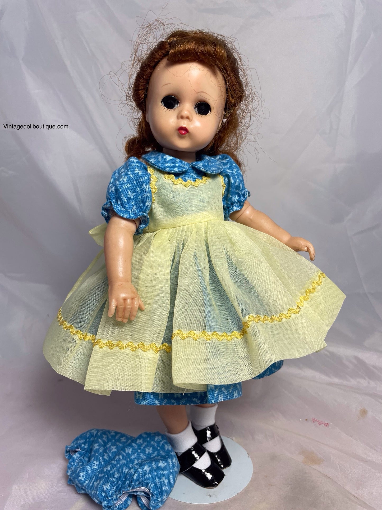 Dress,pinafore, and panties for 11” Lissy