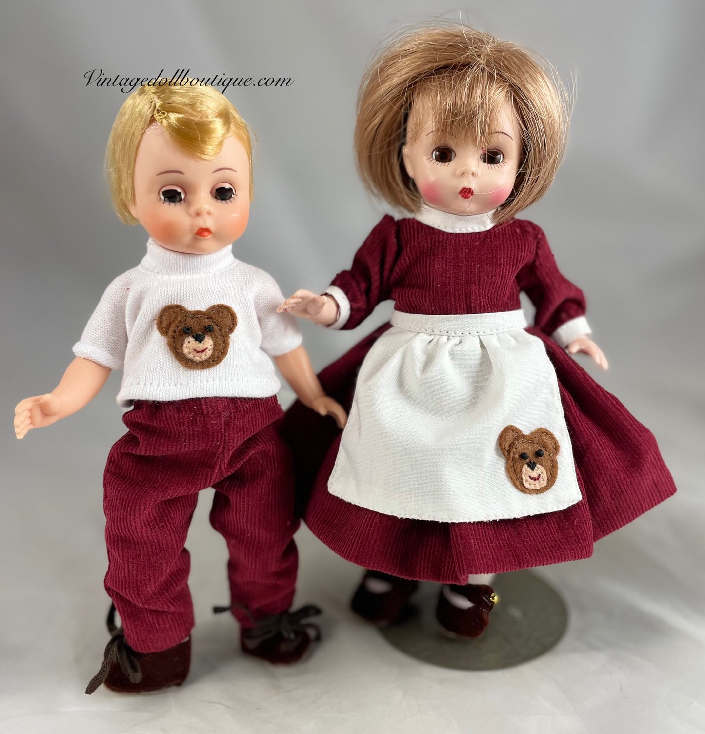 Bear top and pants for 8” Alexander-kin boy wendy