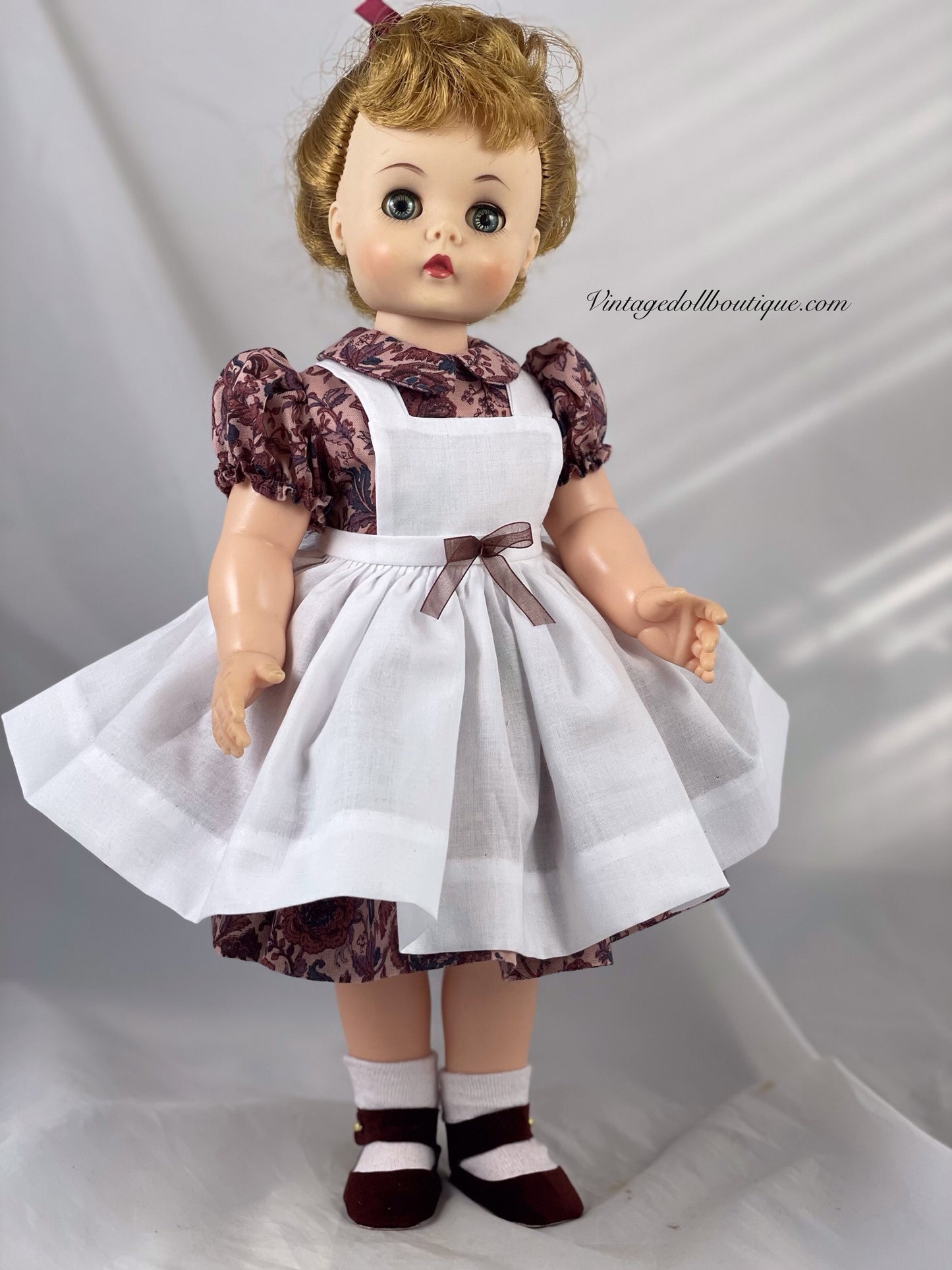 Dress, pinafore, and panties for 15” Kelly Marybel