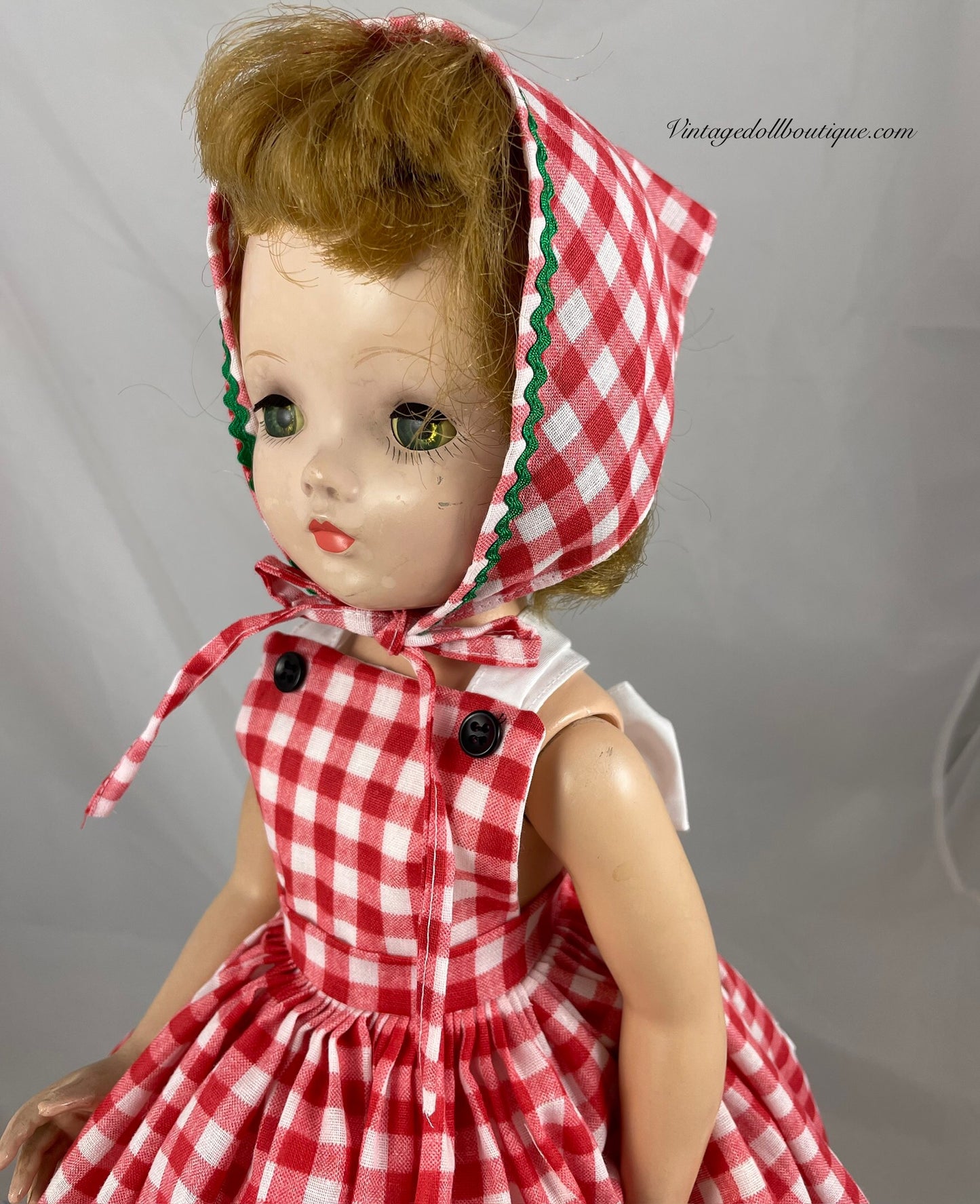 dress, bloomers, hat, socks and shoes for 17/18 Madame Alexander doll