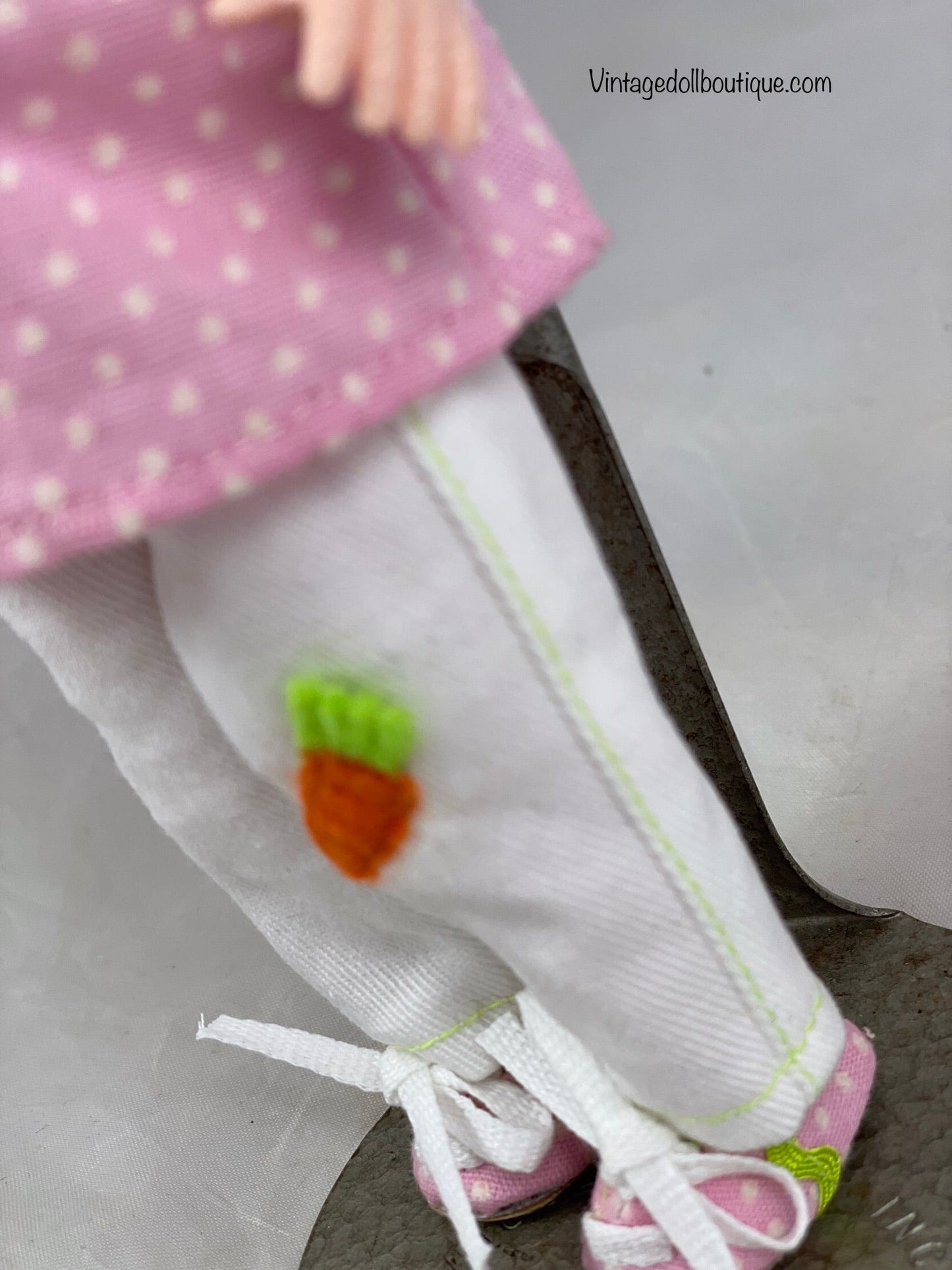 ***reserved for Amy*** Bunny blouse, pants, bows, and shoes for 8” Wendy