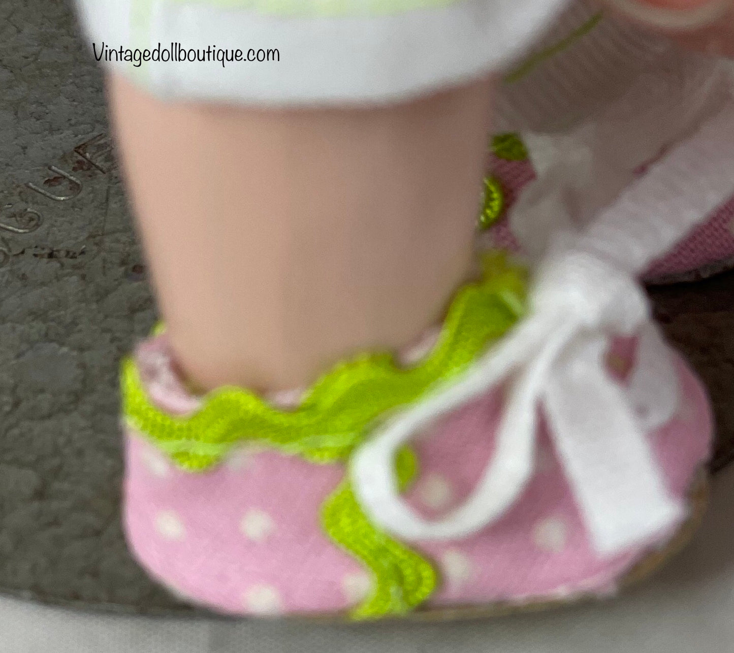Bunny blouse, pants, bows, and shoes for 8” Wendy