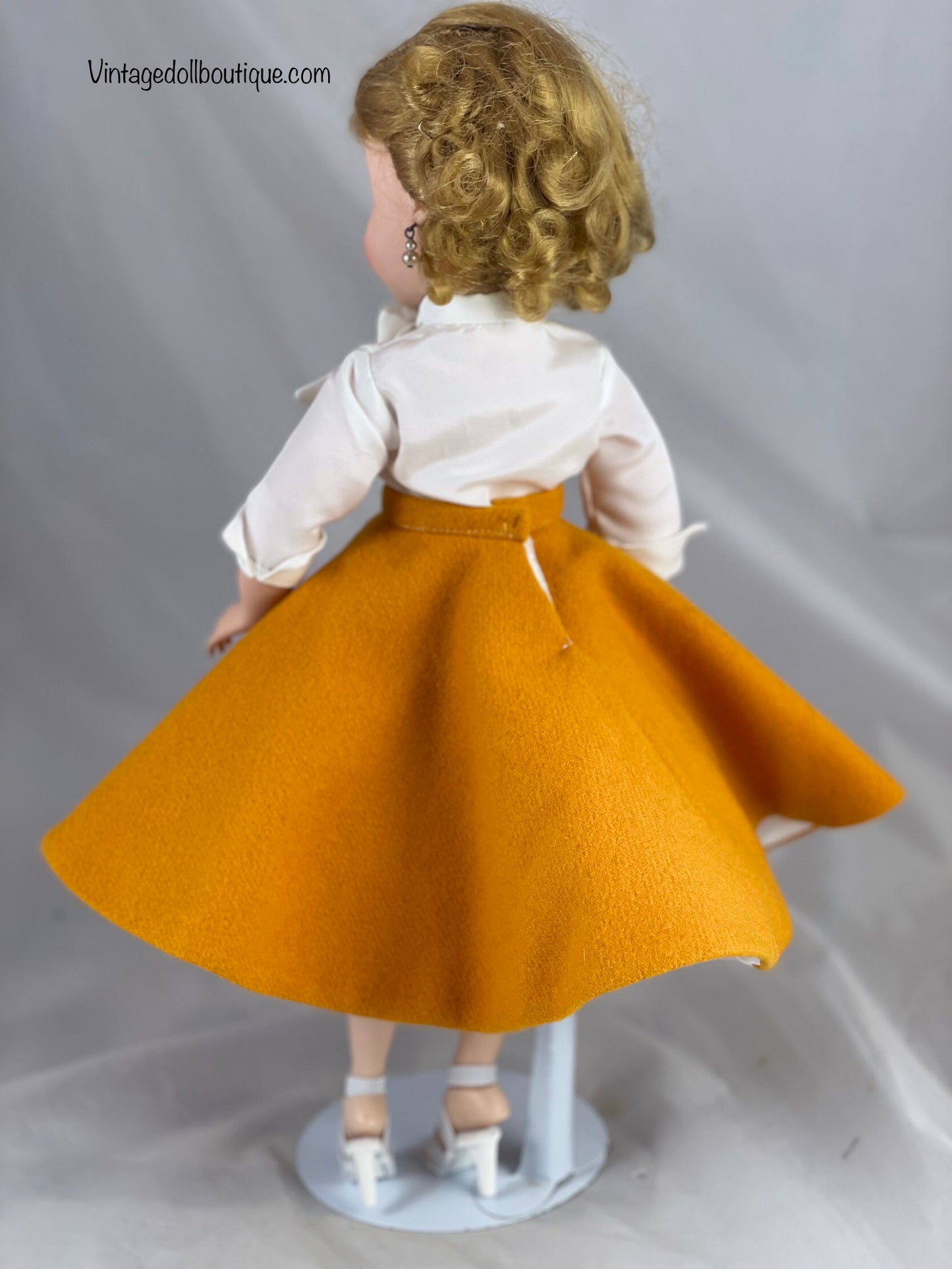 Wool skirt and top for 16” Elise