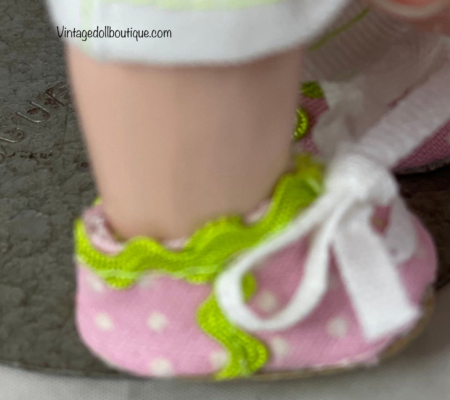 ***reserved for Amy*** Bunny blouse, pants, bows, and shoes for 8” Wendy