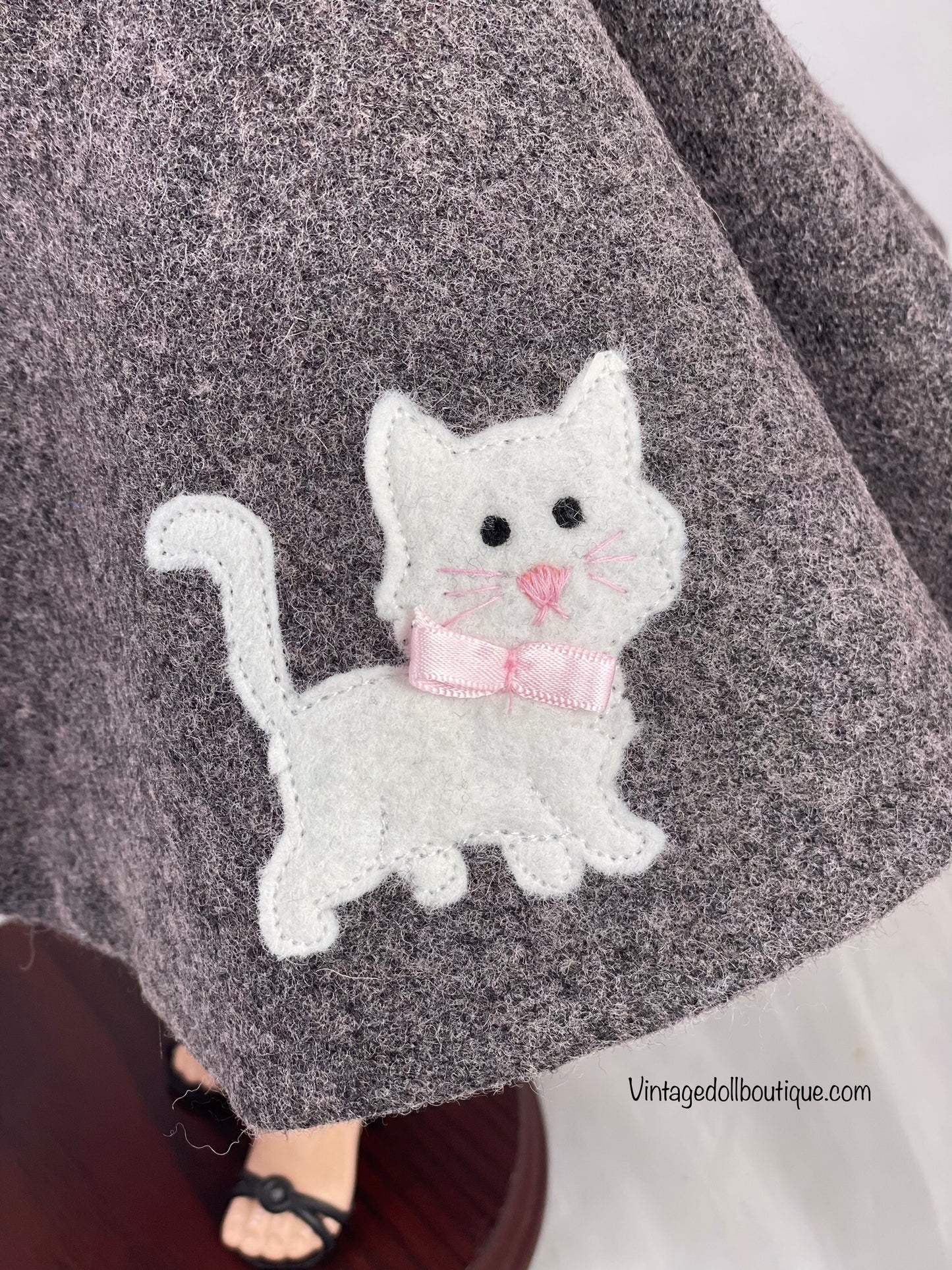 Wool skirt and top for 16” Elise