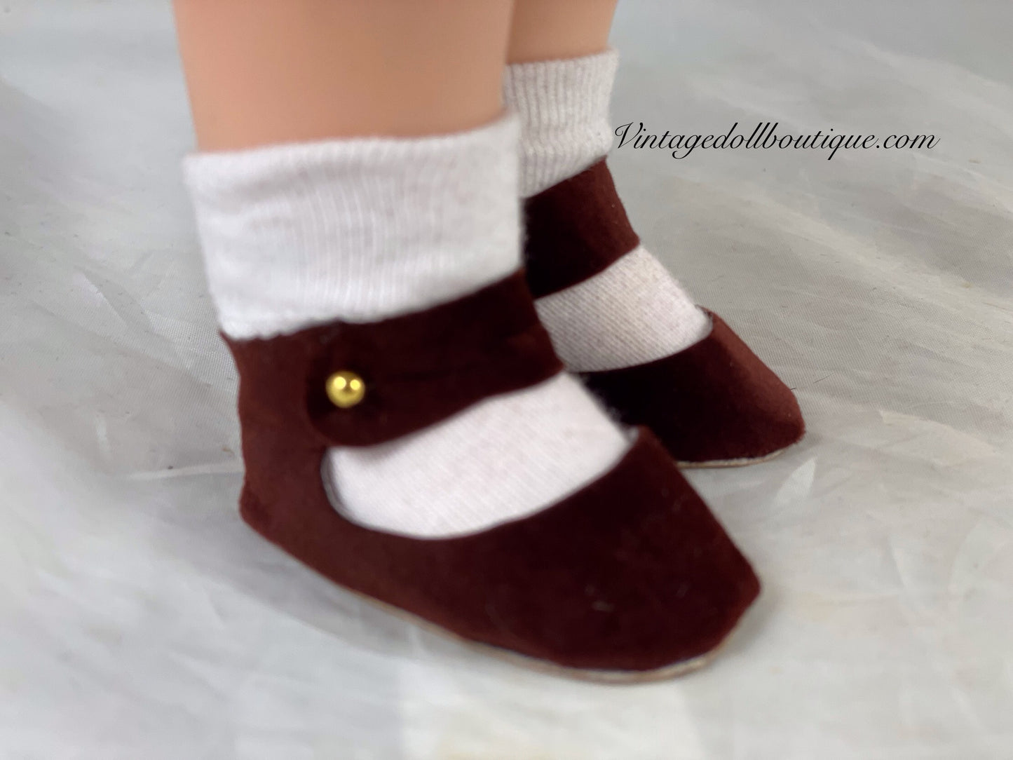 Brown Velvet shoes 15” Marybel Kelly Madame Alexander