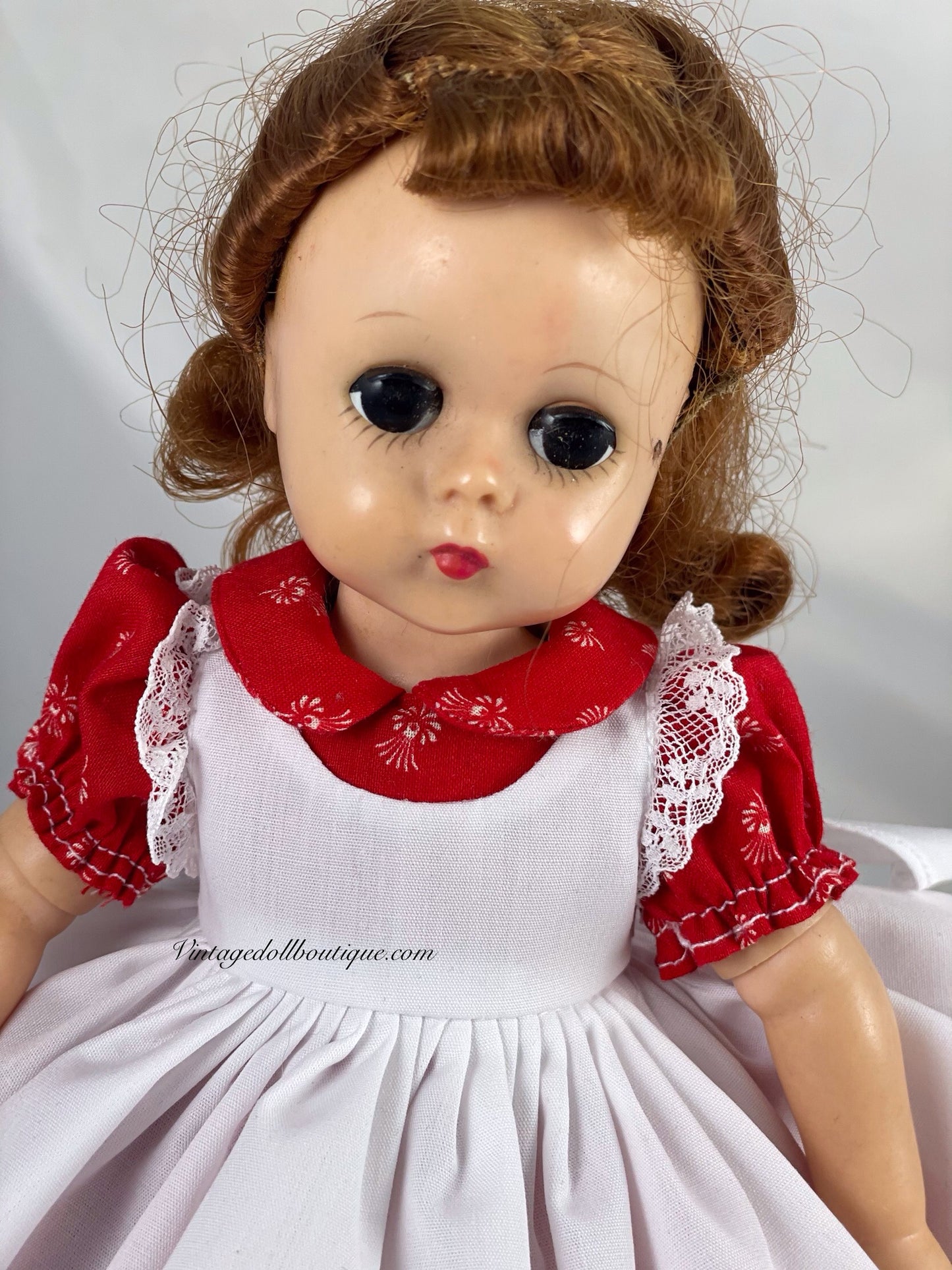 Dress, pinafore, and panties for 11” Lissy