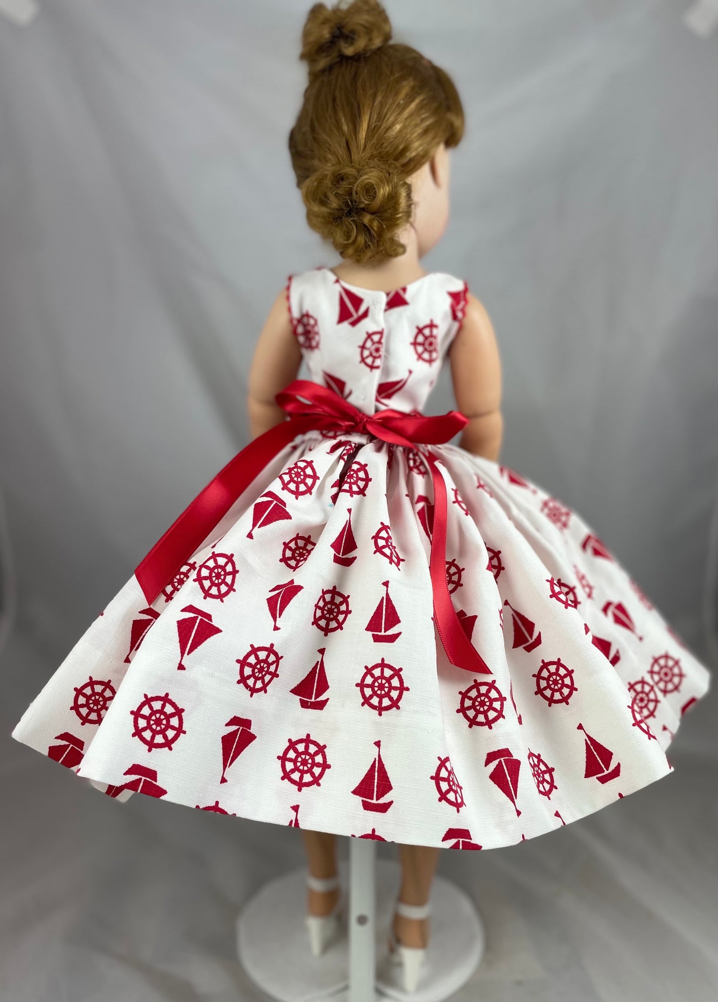 Nautical sundress for 21” Cissy