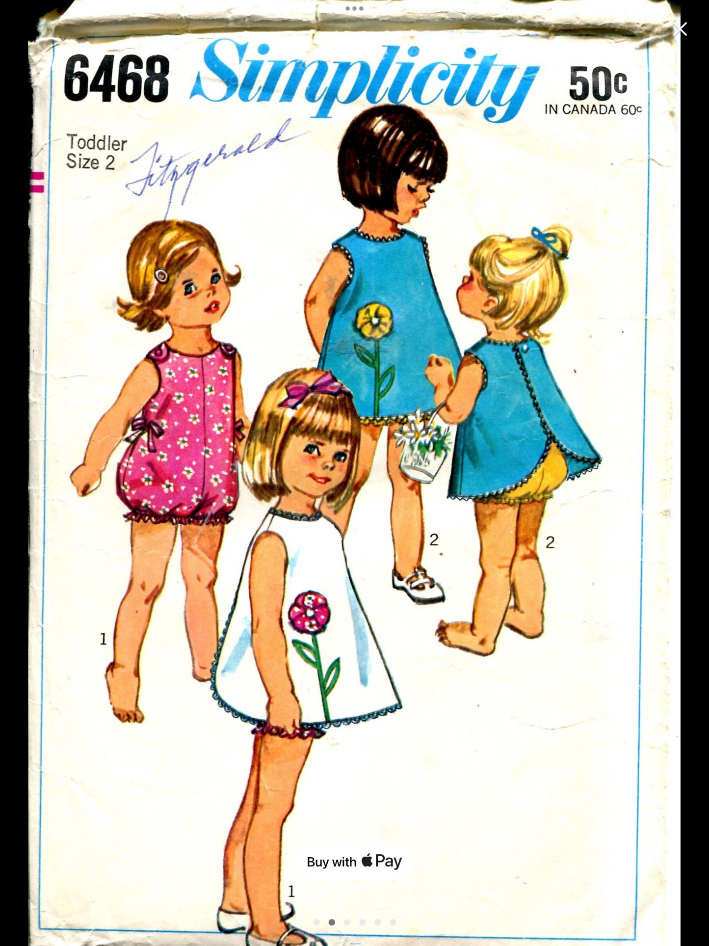 Sunsuit, dress, and bonnet for 8” Madame Alexander doll