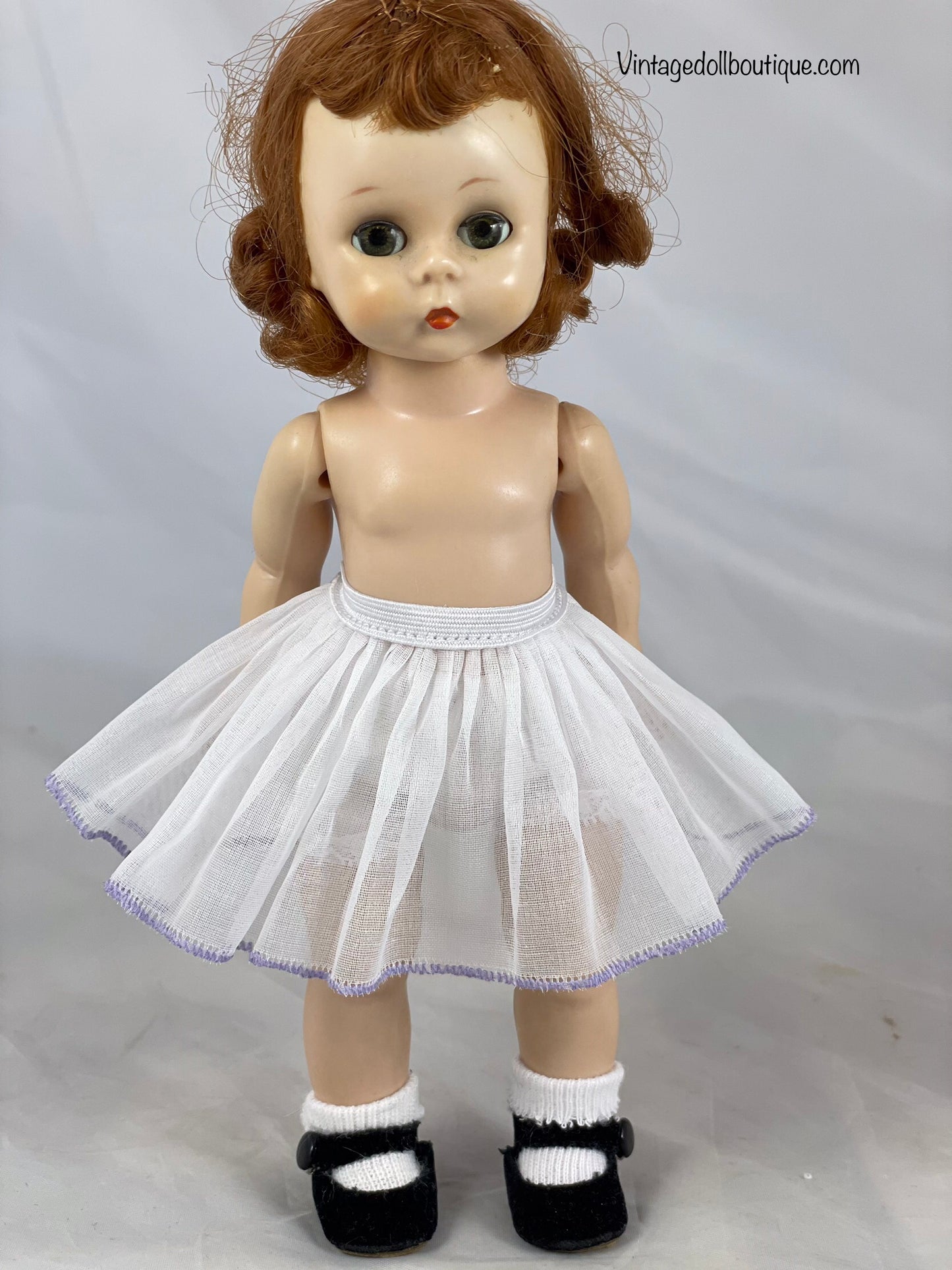 2 1/4” petticoat organdy trimmed