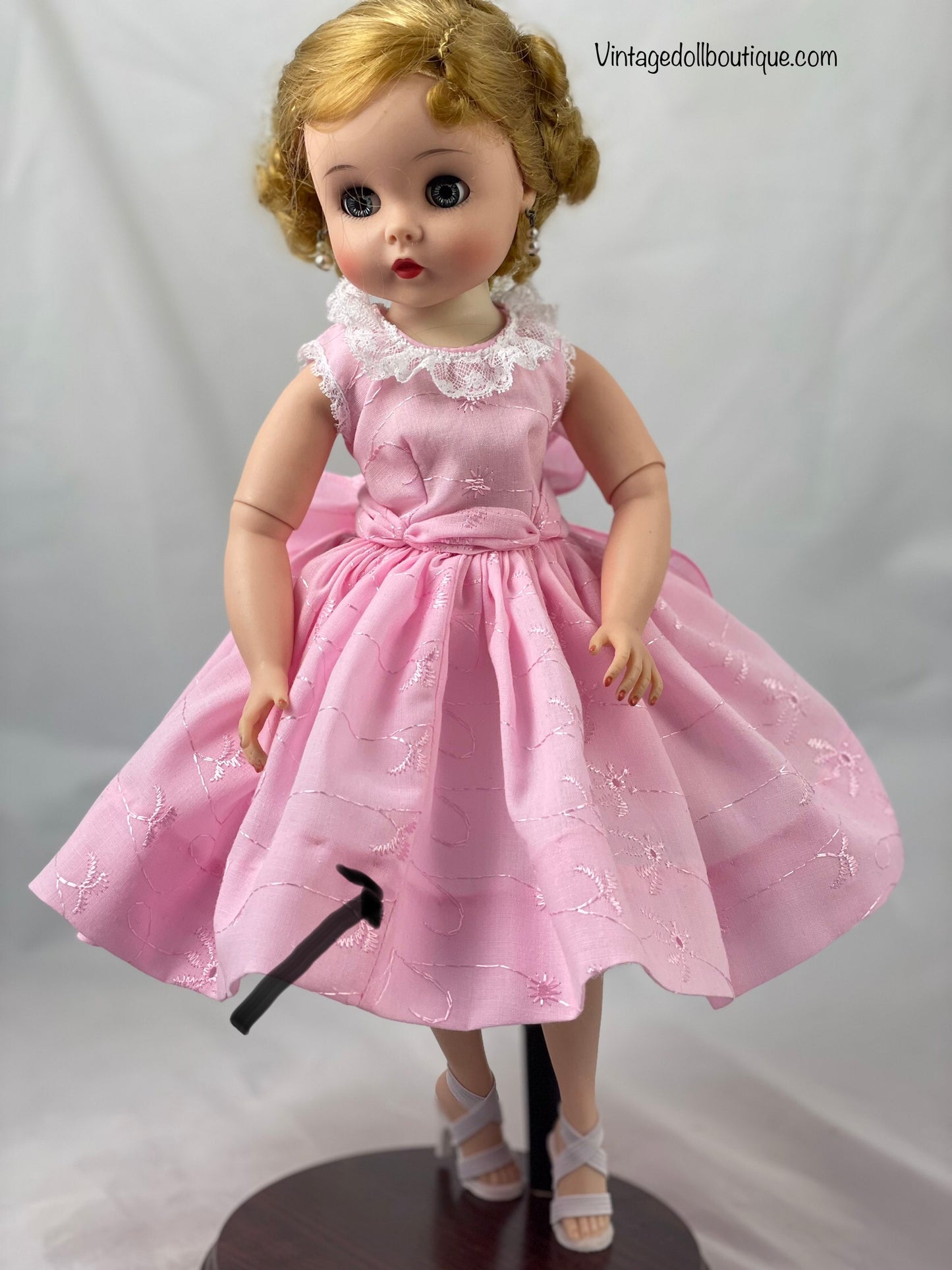 ******reduced for imperfection******Eyelet sundress for 16” Elise
