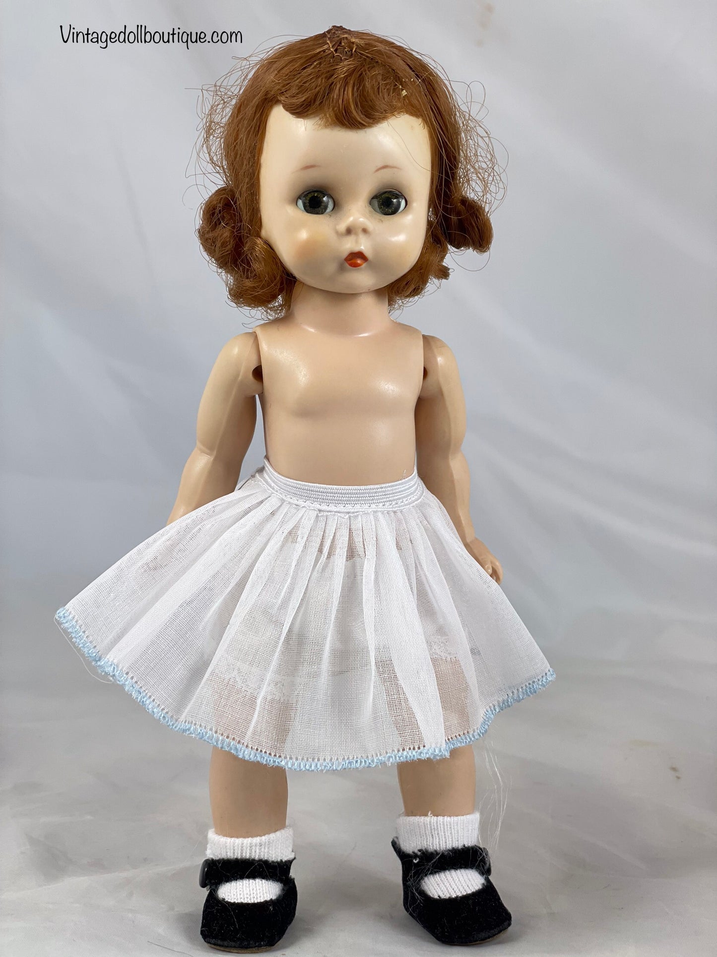 2 1/4” petticoat organdy trimmed