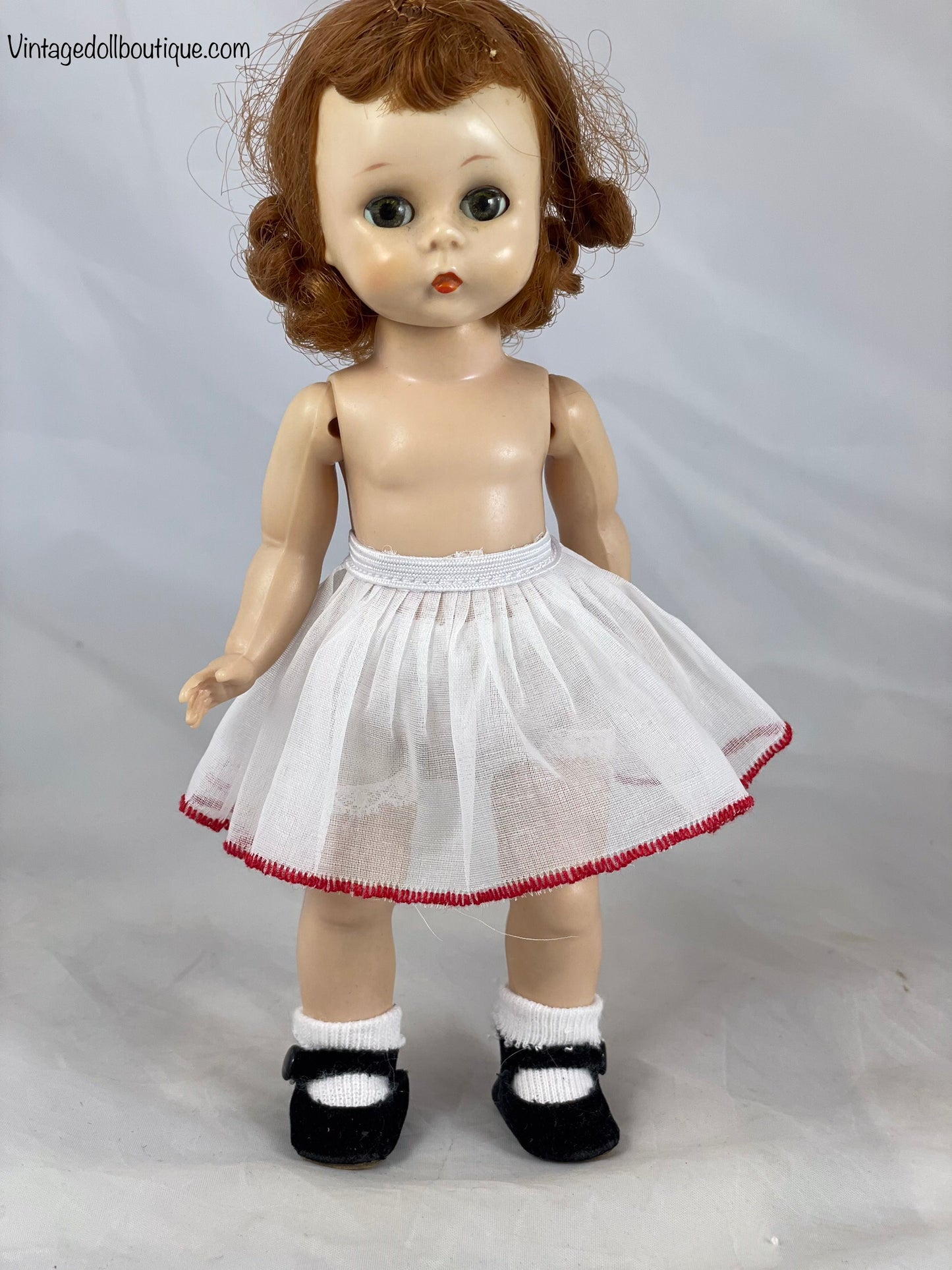 2 1/4” petticoat organdy trimmed