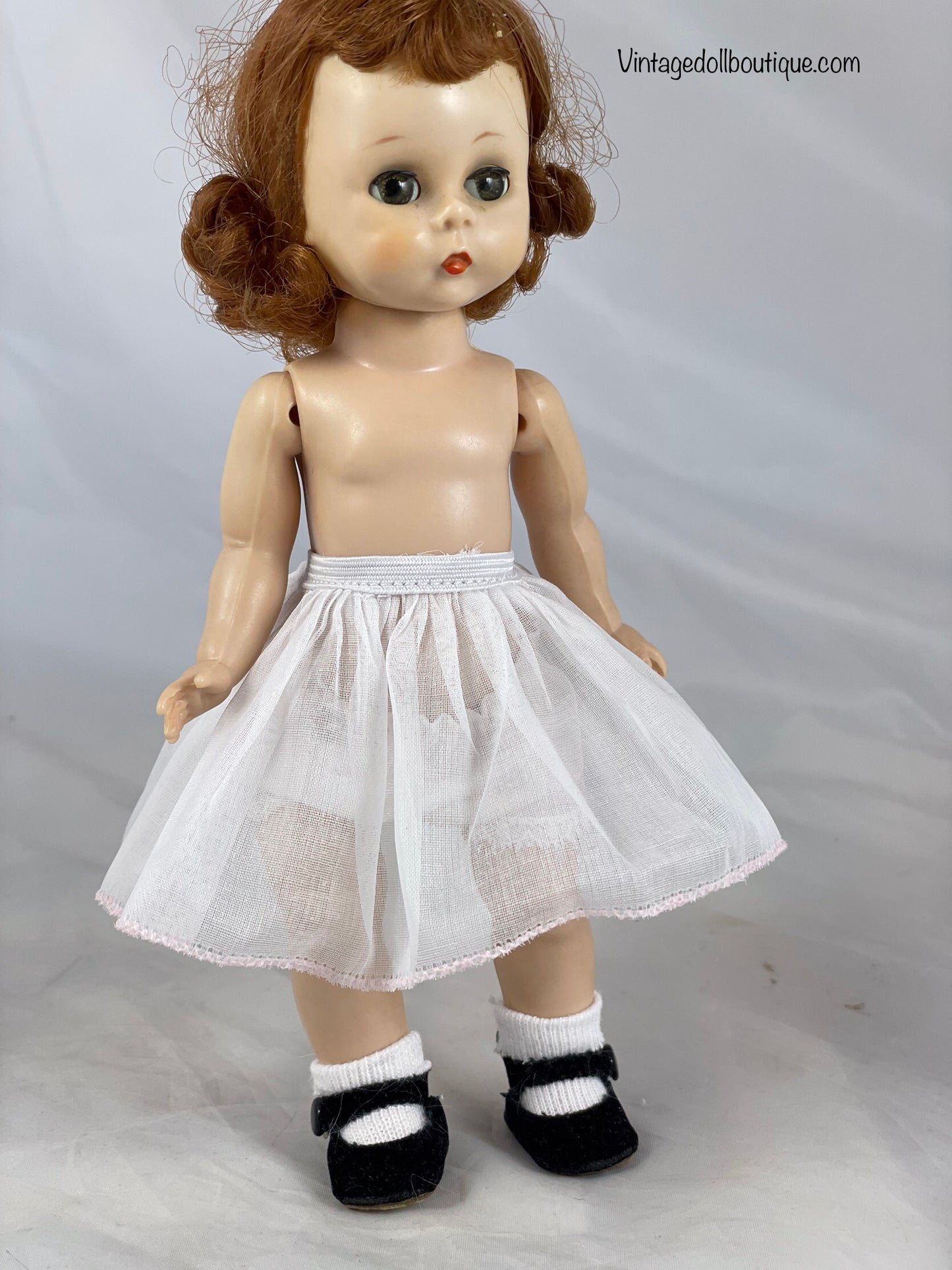 2 1/4” petticoat organdy trimmed