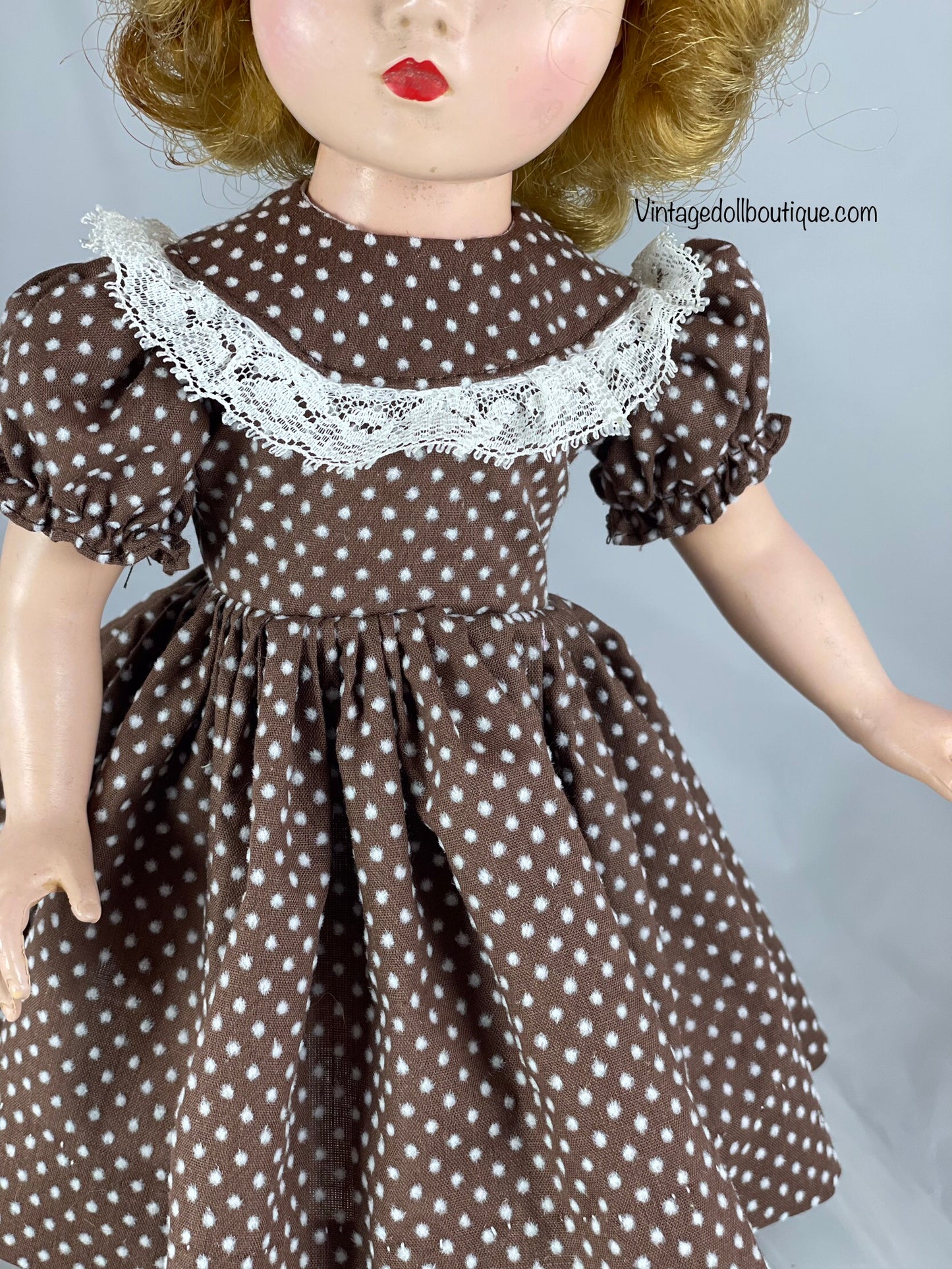 *******reserved for Diane*****dress for 14” Madame Alexander doll