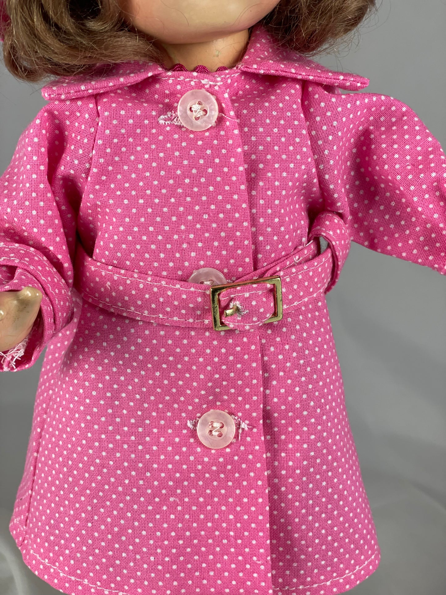 Coat and hat for 13” Madame Alexander Jeannie Walker doll