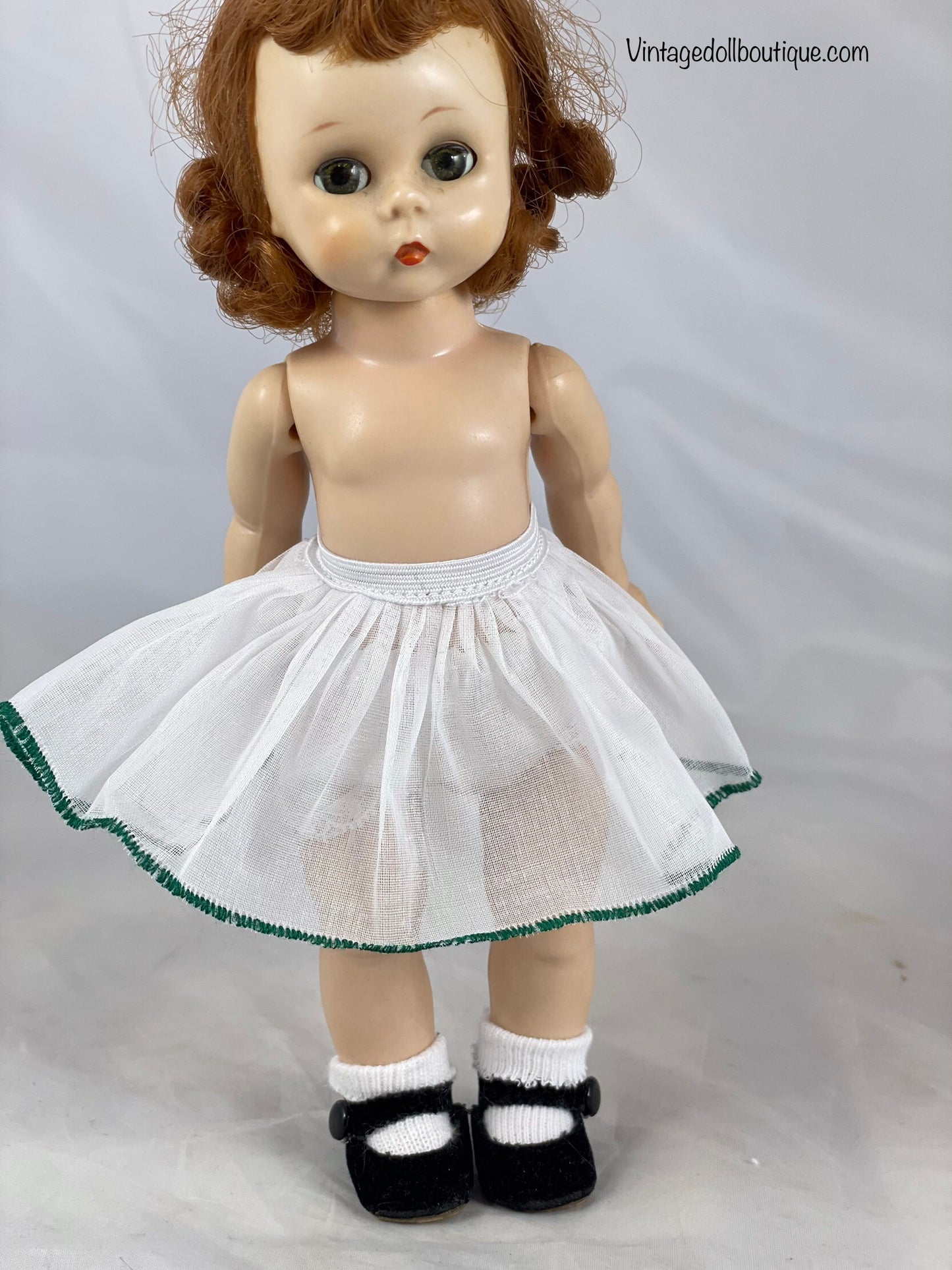 2 1/4” petticoat organdy trimmed