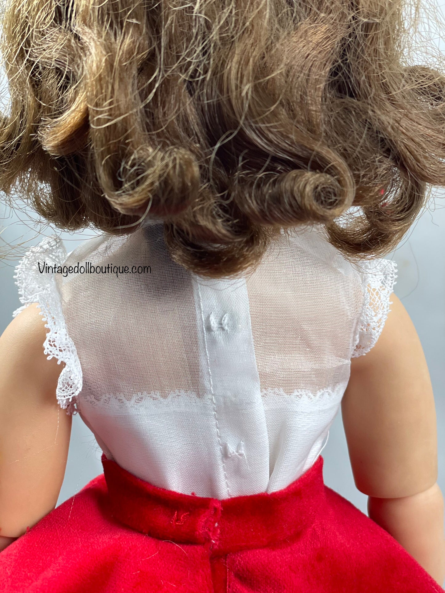 Velveteen skirt and organdy top for Elise