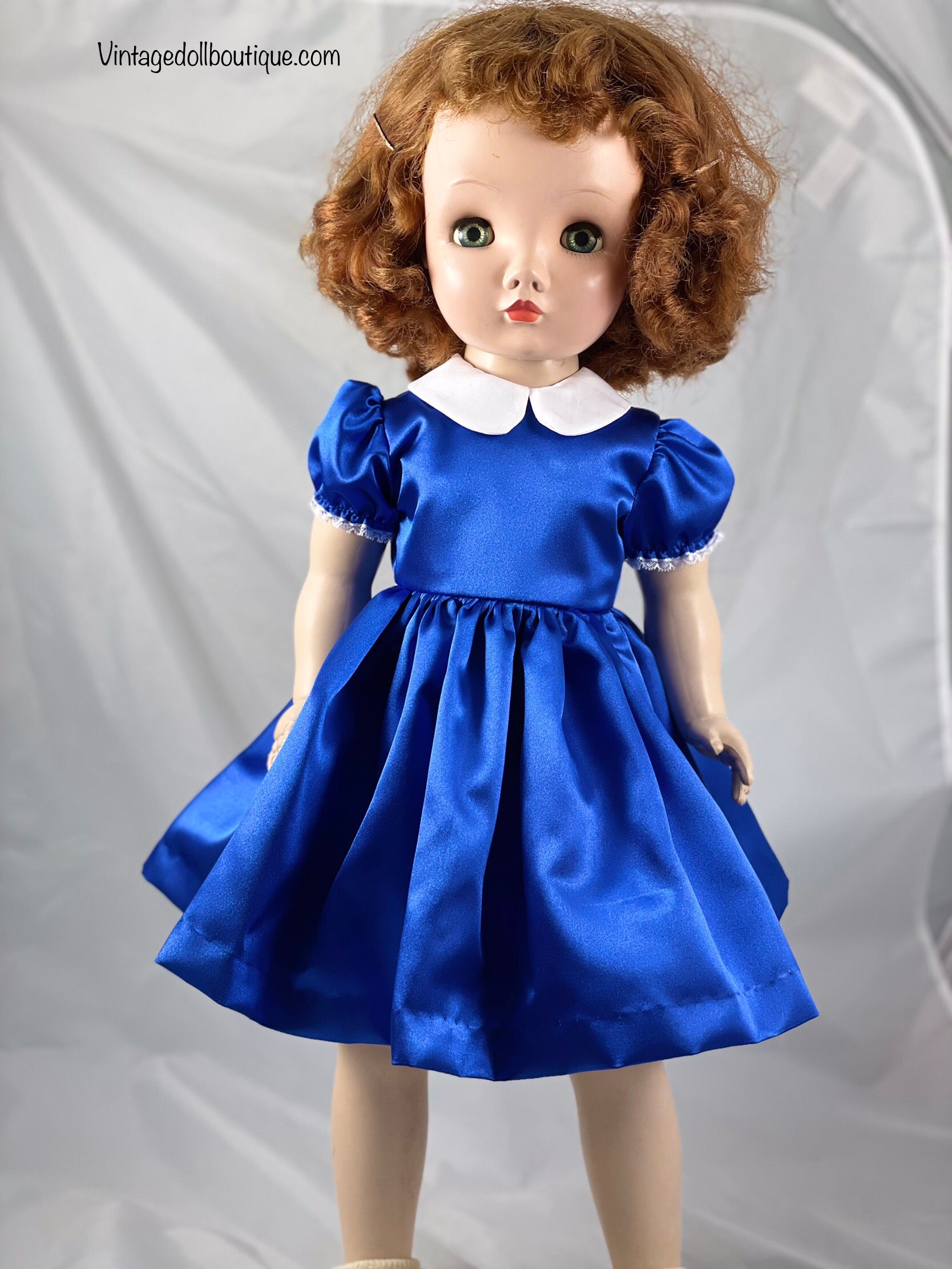 Satin Dress for 24 Madame Alexander Binnie or Winnie doll Vintage Doll Boutique Satin Dress for 24 Madame Alexander Binnie or Winnie doll Vintage Doll Boutique