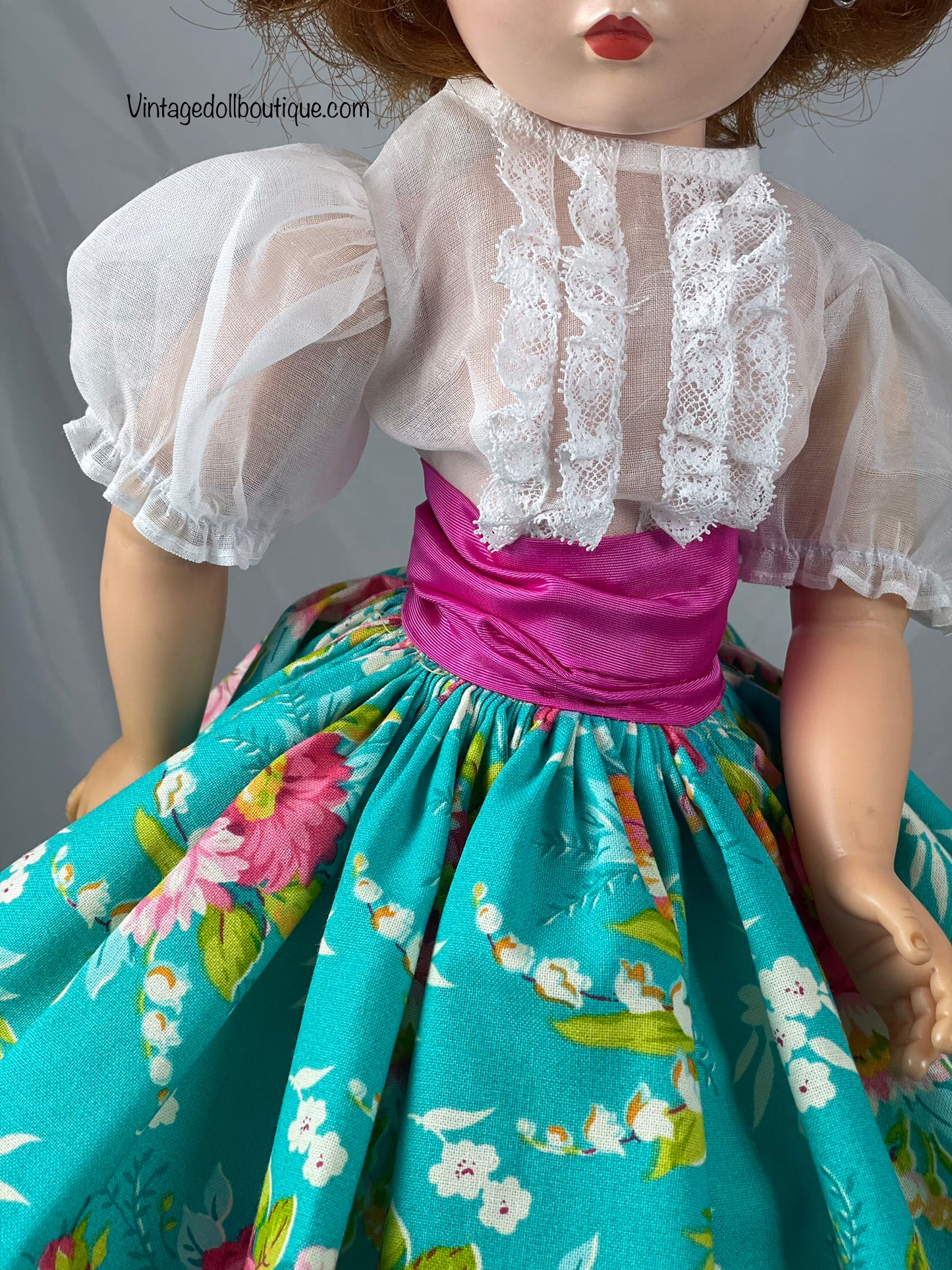 ***reserved****Skirt and organdy blouse for 21” Cissy