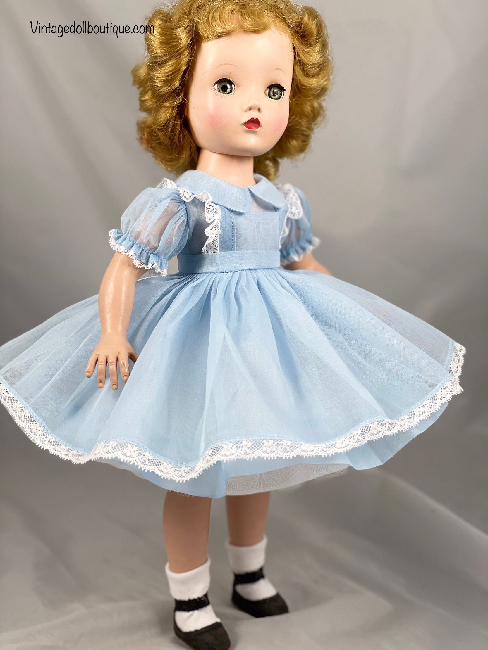 madame alexander doll blue dress Vintage Madame Alexander Cissy Doll