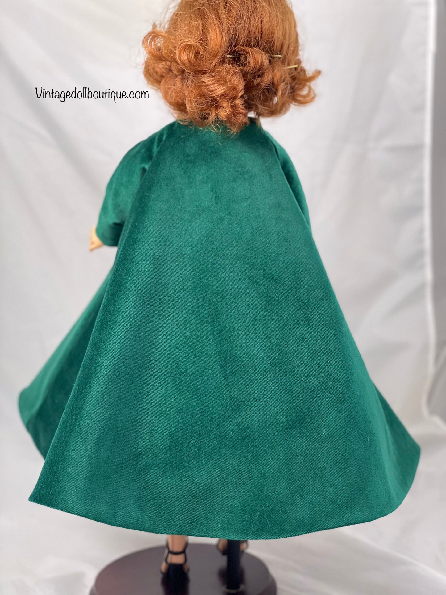 Velveteen Swing coat for 21” Cissy