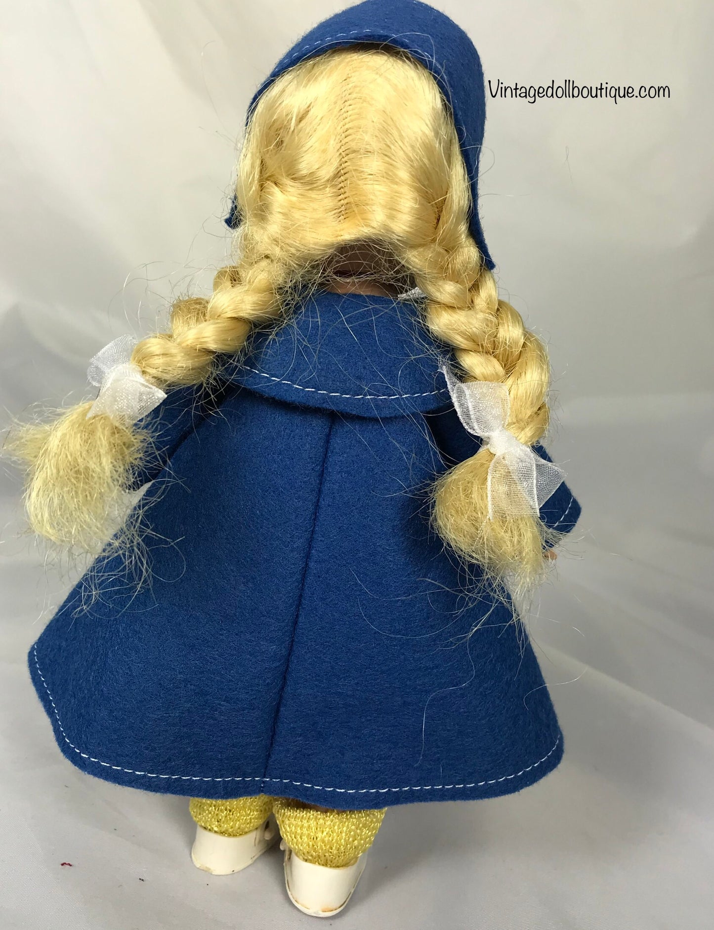 Felt appliqué coat and hat for Ginny