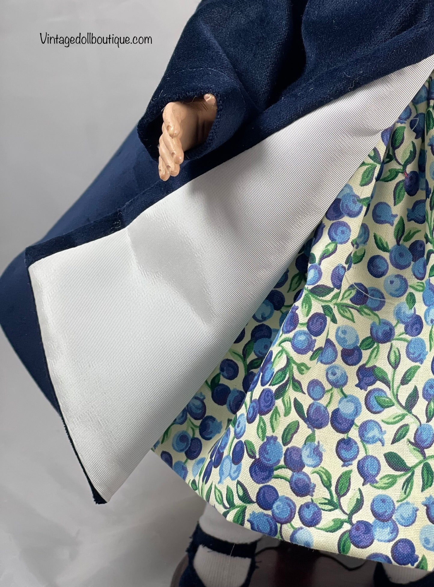 Velveteen Coat for 17/ 18” Madame Alexander Doll