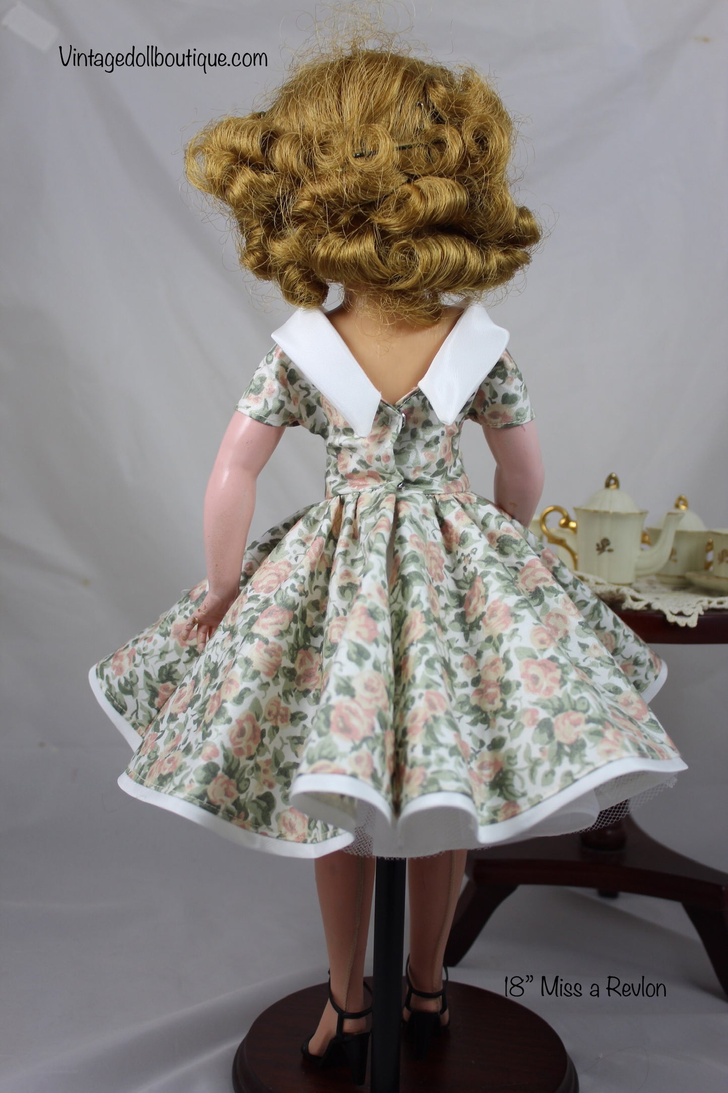 Floral Dress for 18” Miss Revlon