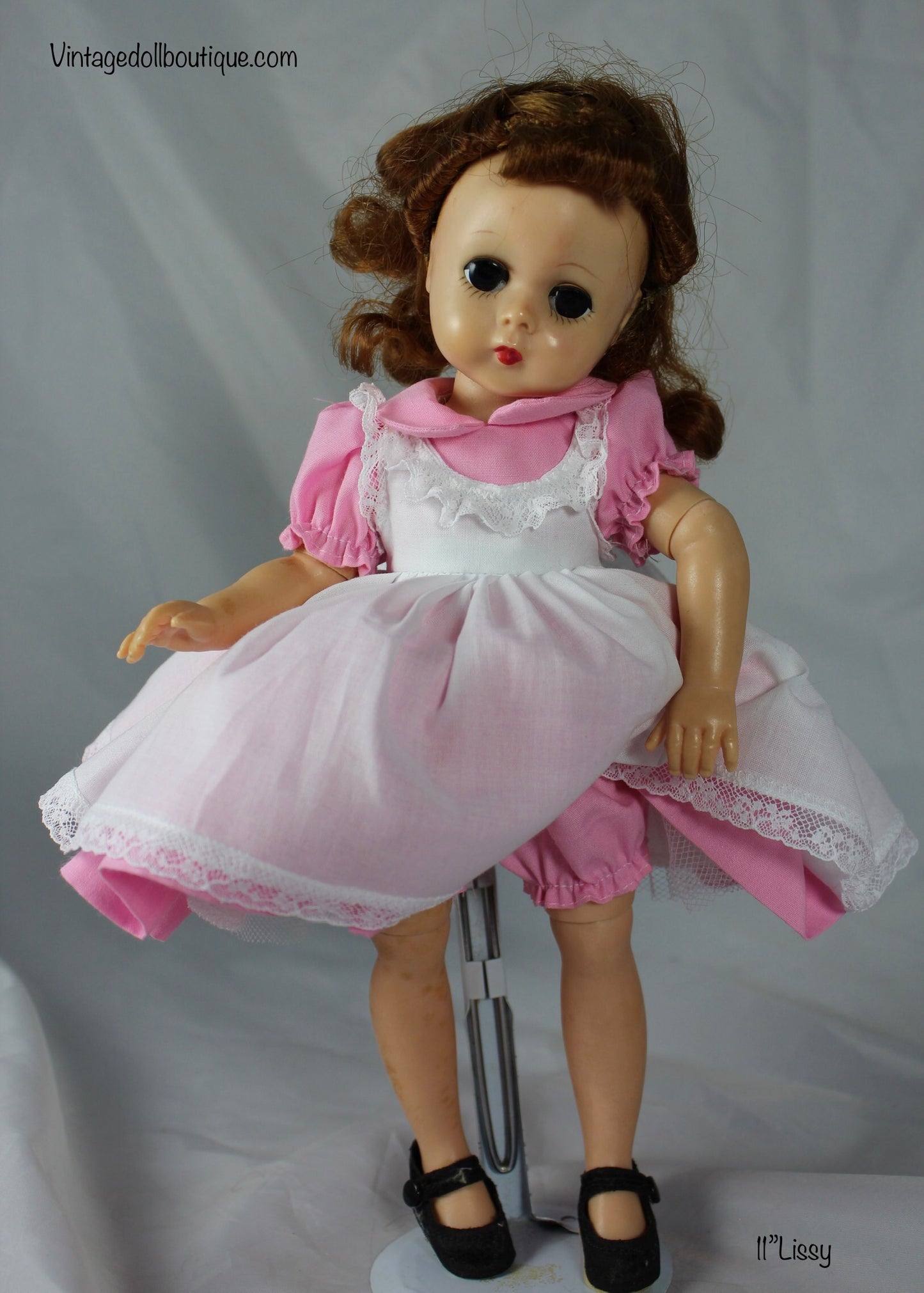 Dress, pinafore, and panties for 11” Lissy