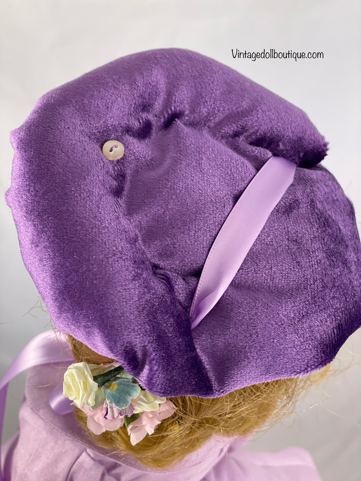 Hat for 18” Madame Alexander Doll (sweet Violet) *reserved*