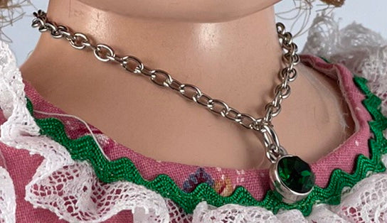 Round Birthstone necklace