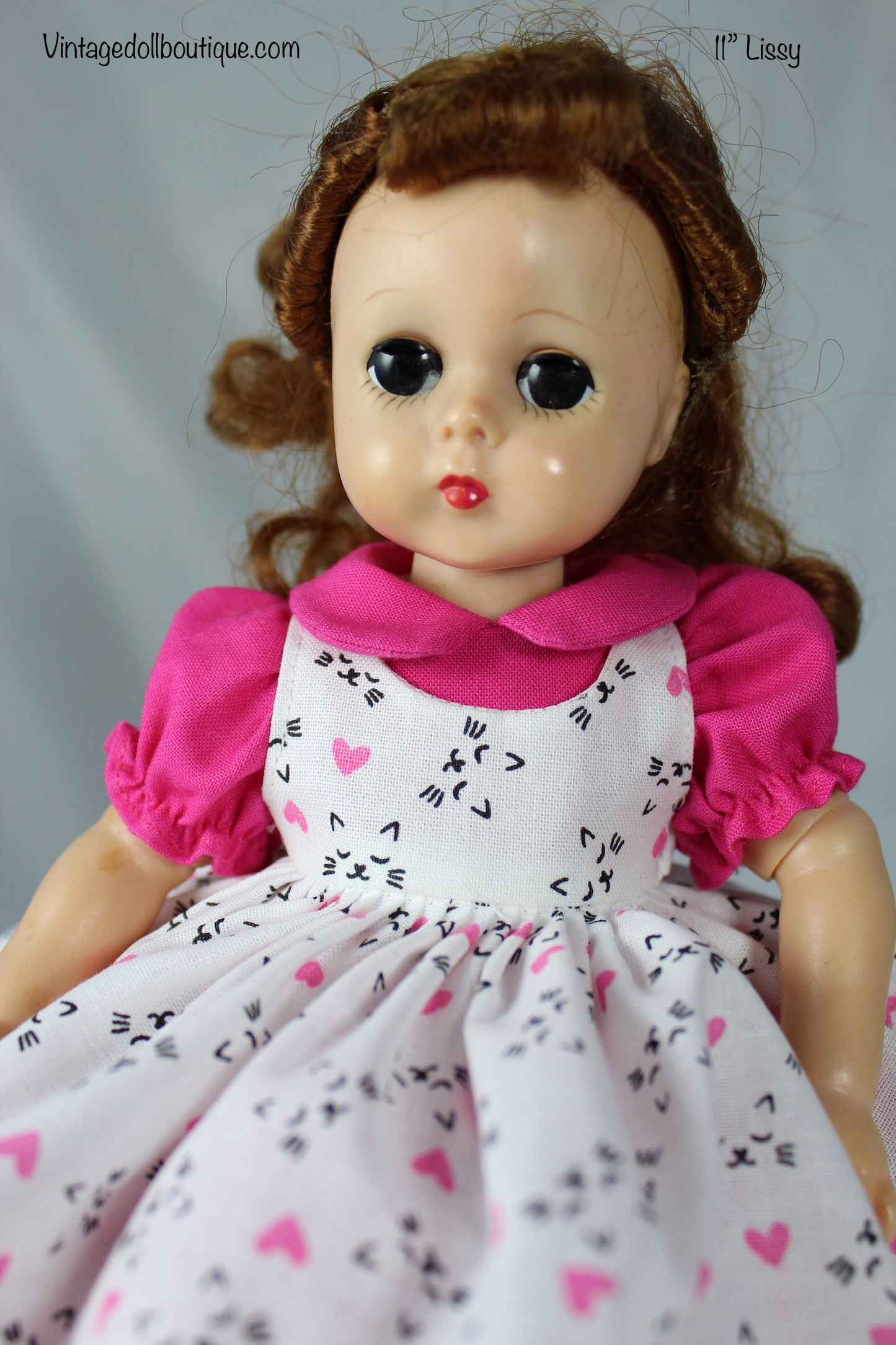 Dress, pinafore, and panties for 11” Lissy