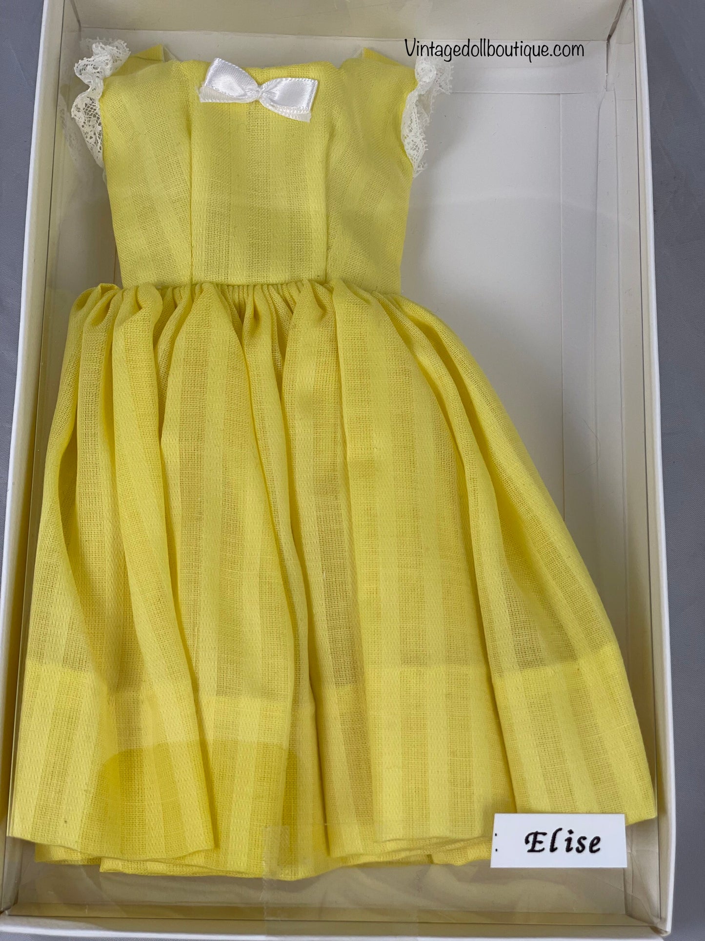 Yellow sundress for 16” Elise