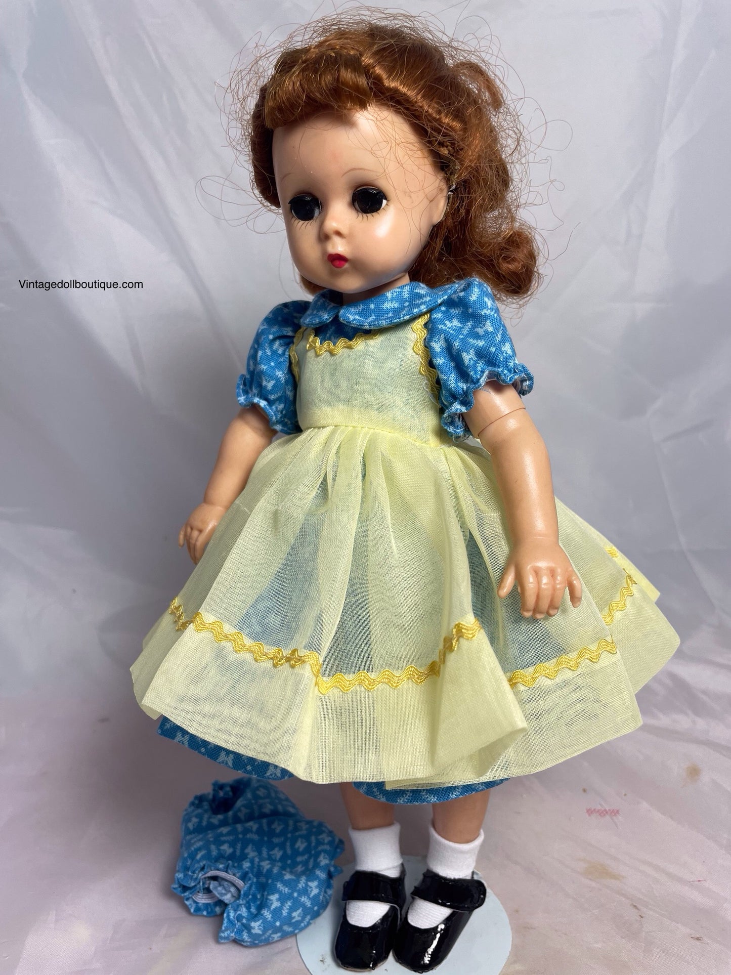 Dress,pinafore, and panties for 11” Lissy