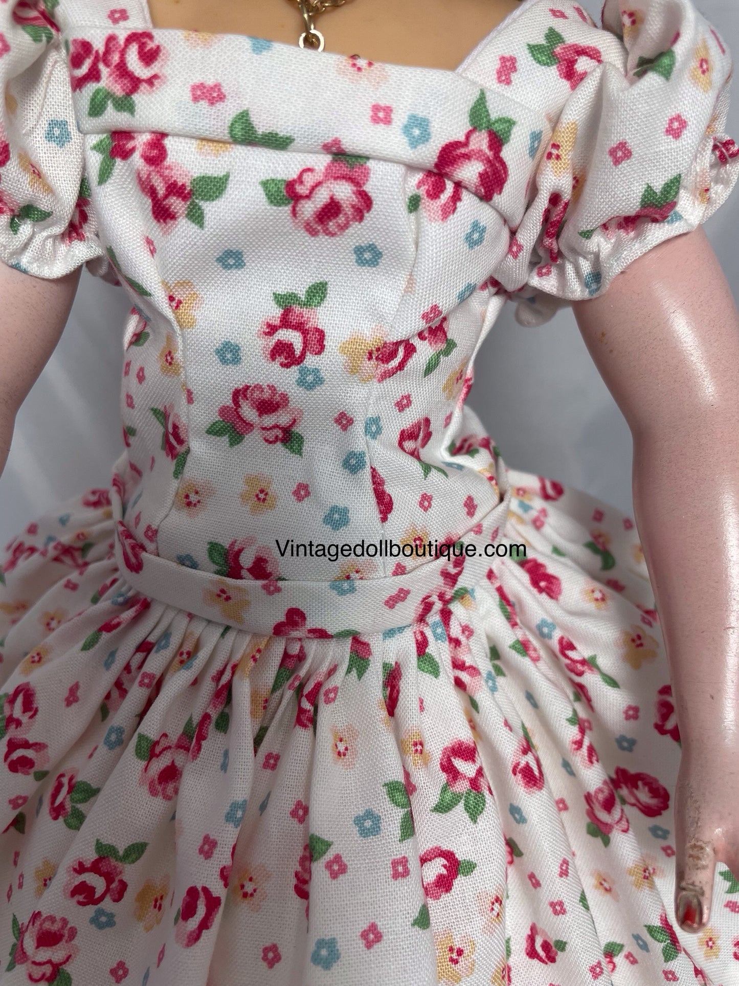 Floral Dress for 18” Miss Revlon