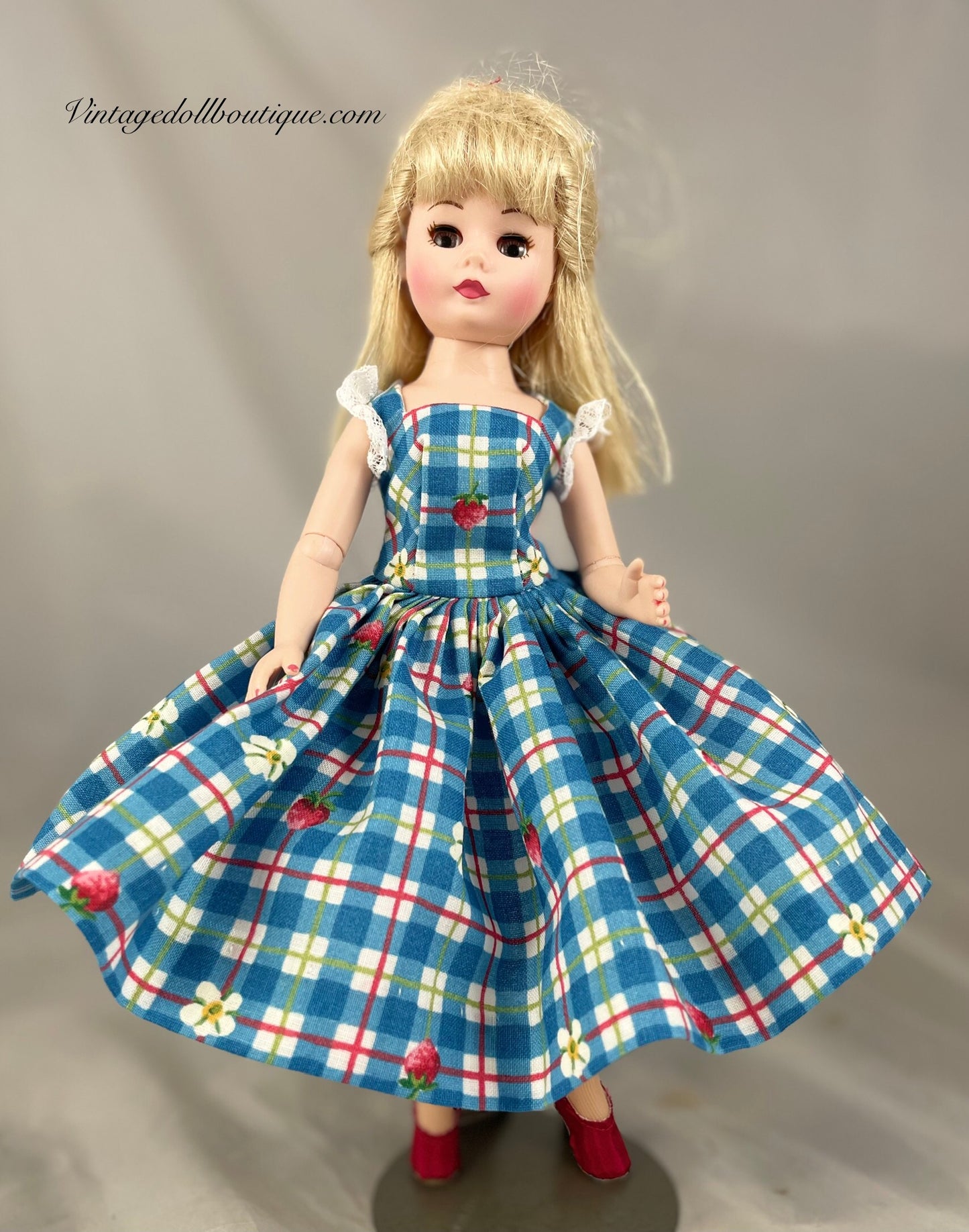 Strawberry Dress for 10” Modern Cissette