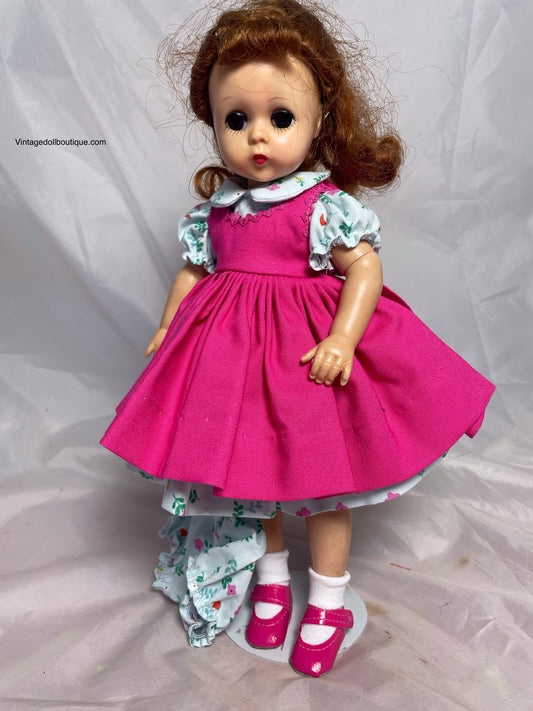 Dress,pinafore, and panties for 11” Lissy