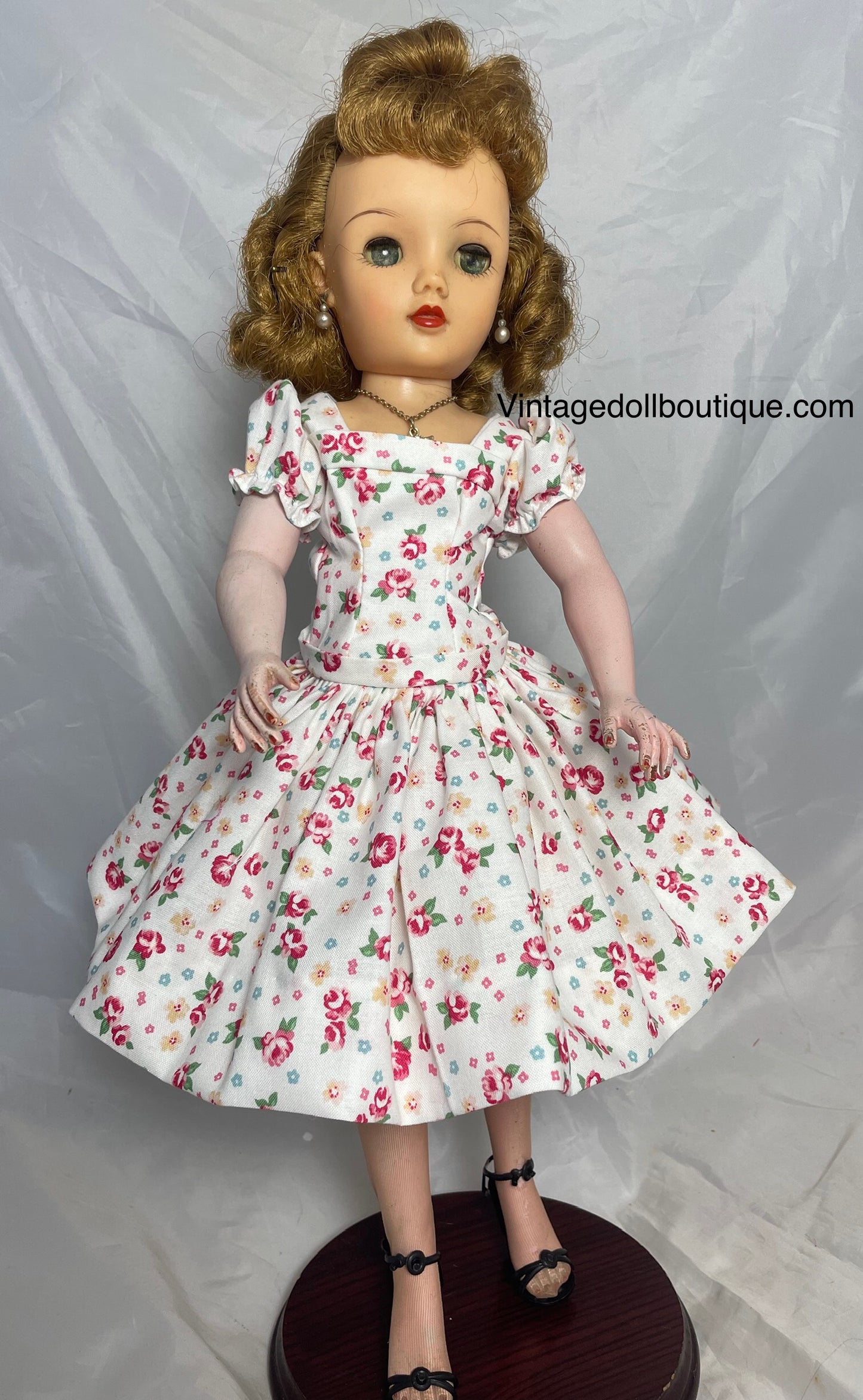 Floral Dress for 18” Miss Revlon