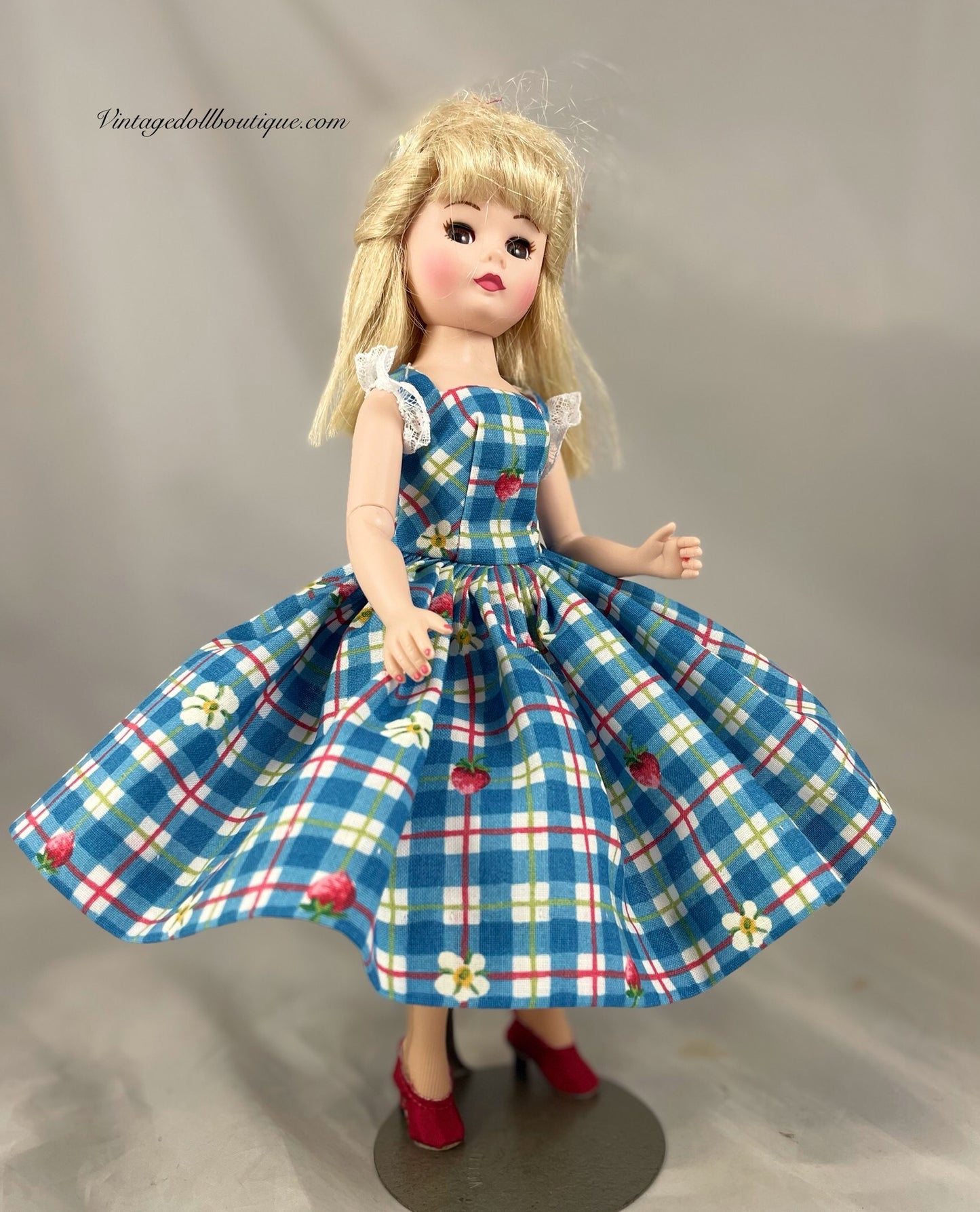 Strawberry Dress for 10” Modern Cissette