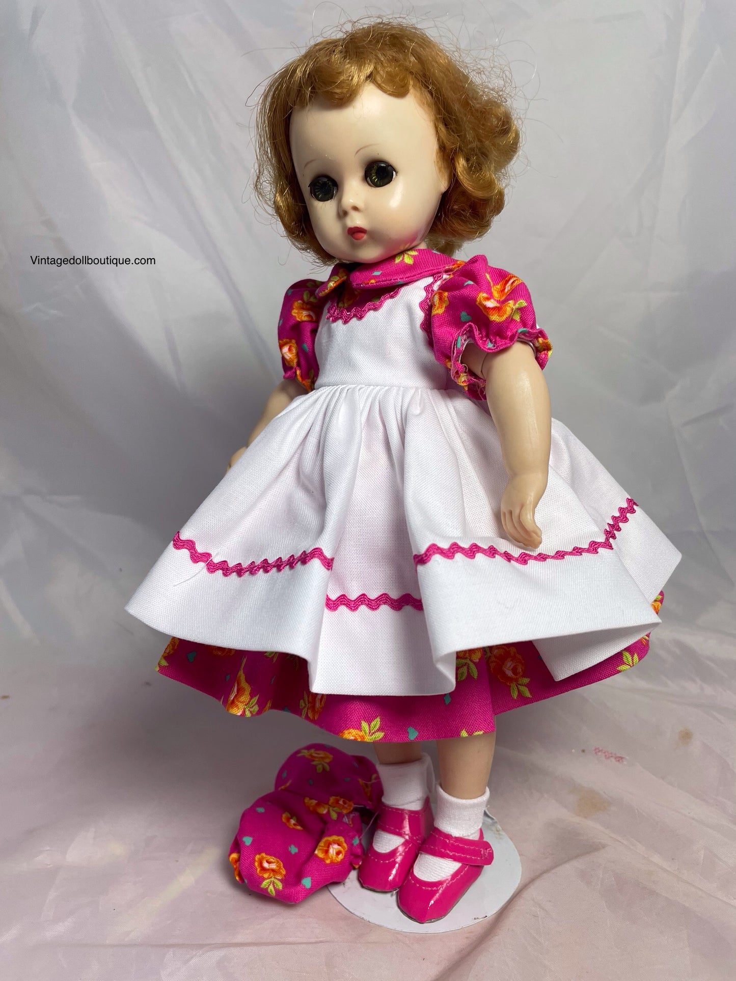 Dress,pinafore, and panties for 11” Lissy