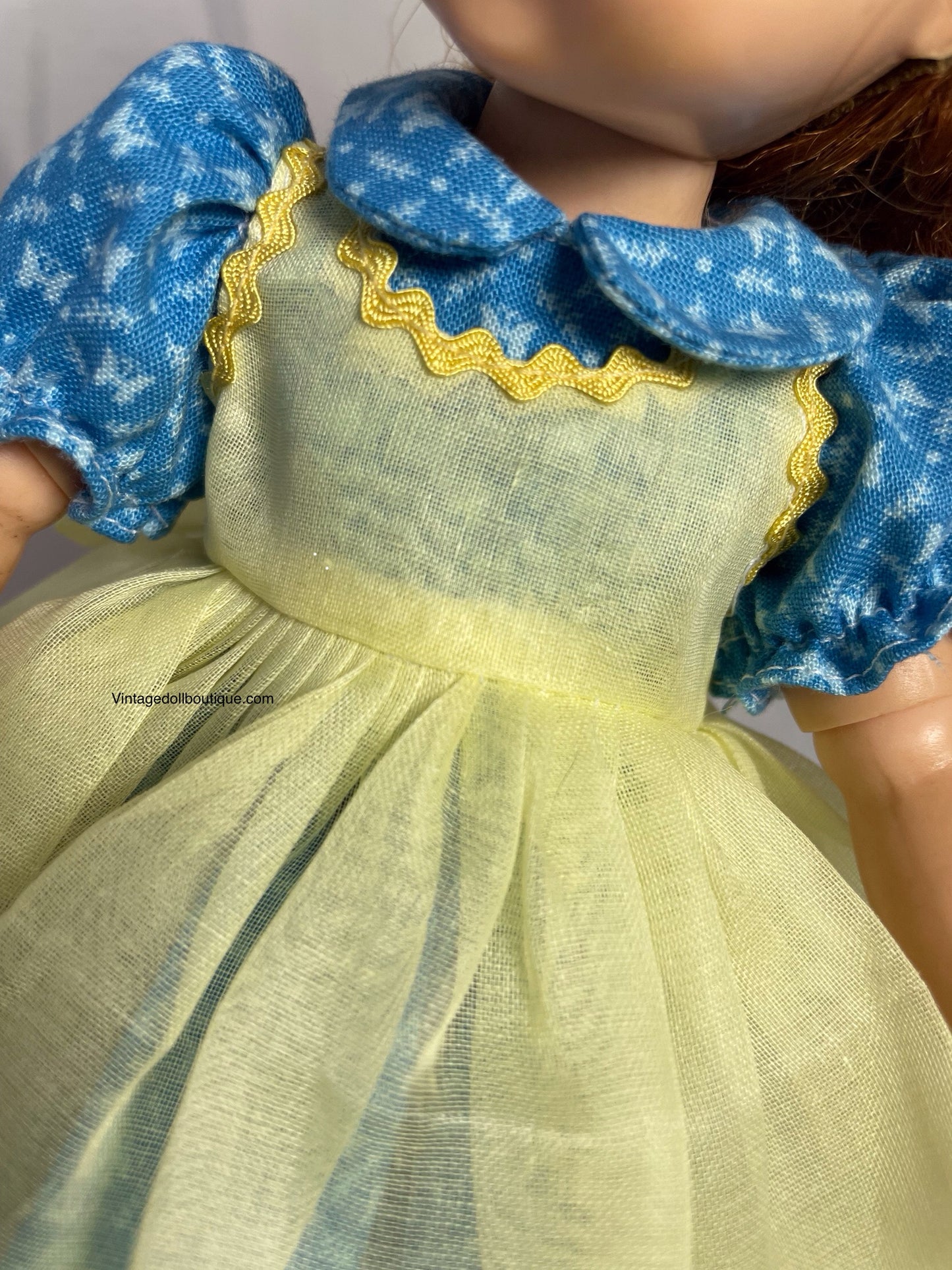 Dress,pinafore, and panties for 11” Lissy