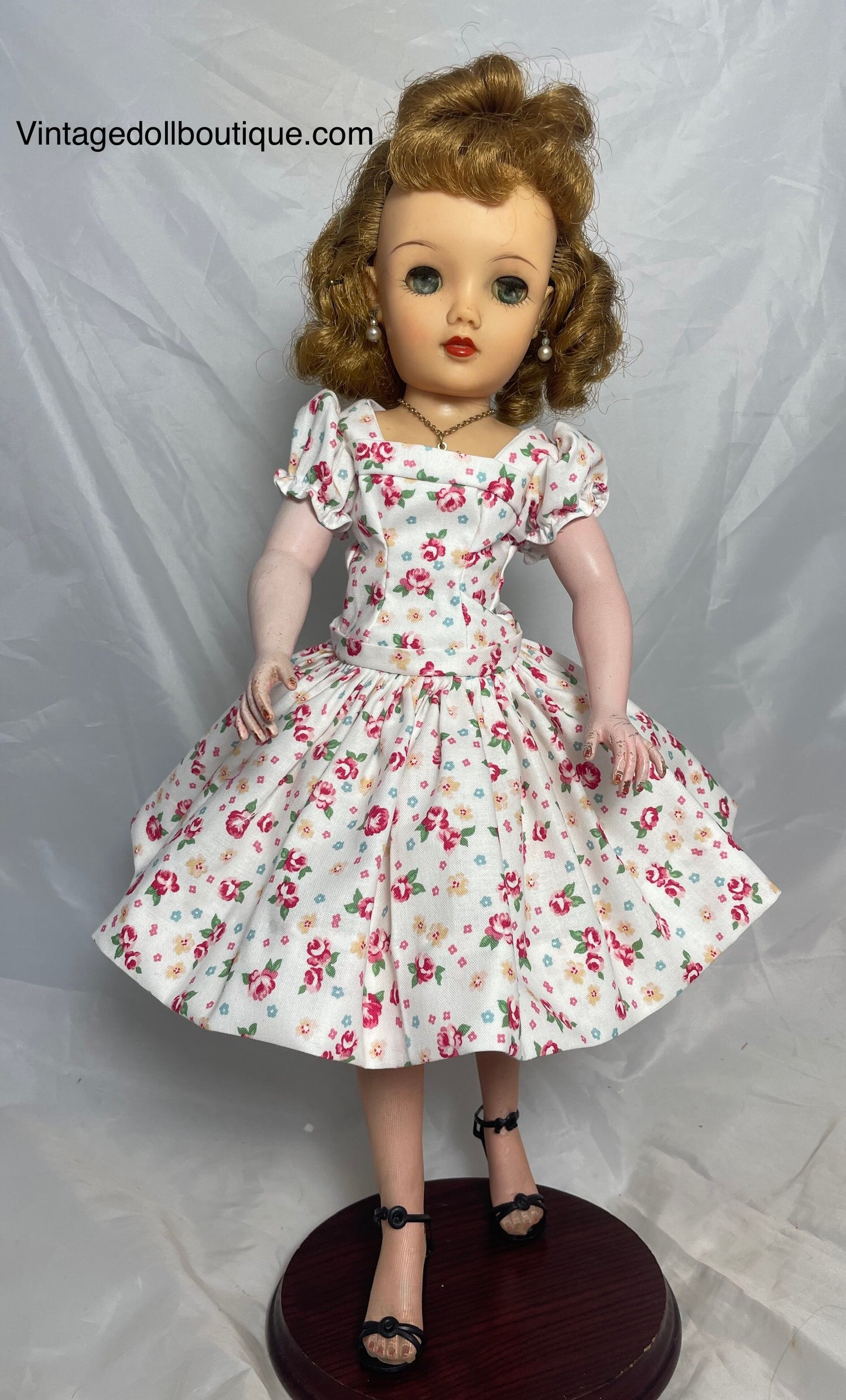 Floral Dress for 18” Miss Revlon