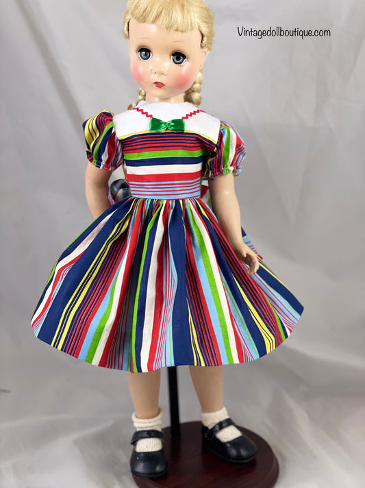 Rainbow dress for 20” Madame Alexander Doll